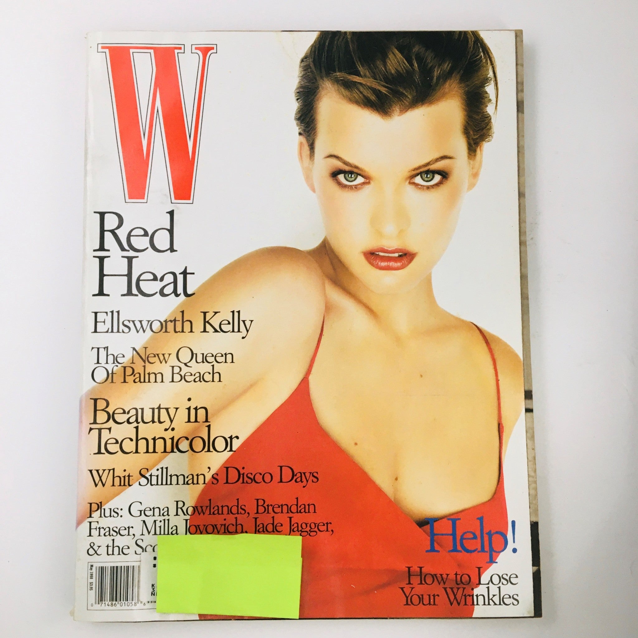 W Magazine May 1998 American Actress Milla Jovovich in Milla-Ennium