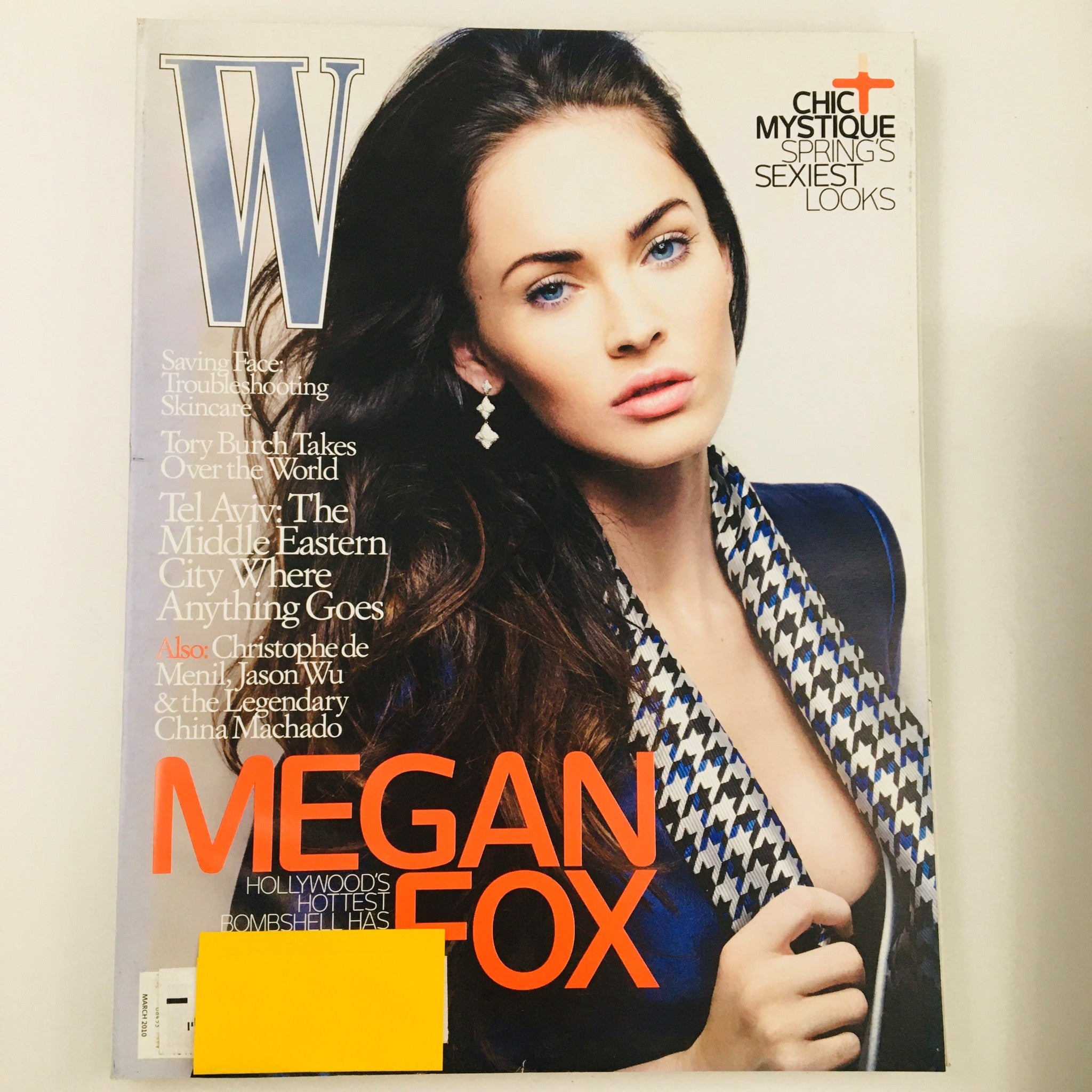 W Magazine March 2010 American Actress Megan Fox Hollywood's Hottest Bombshell