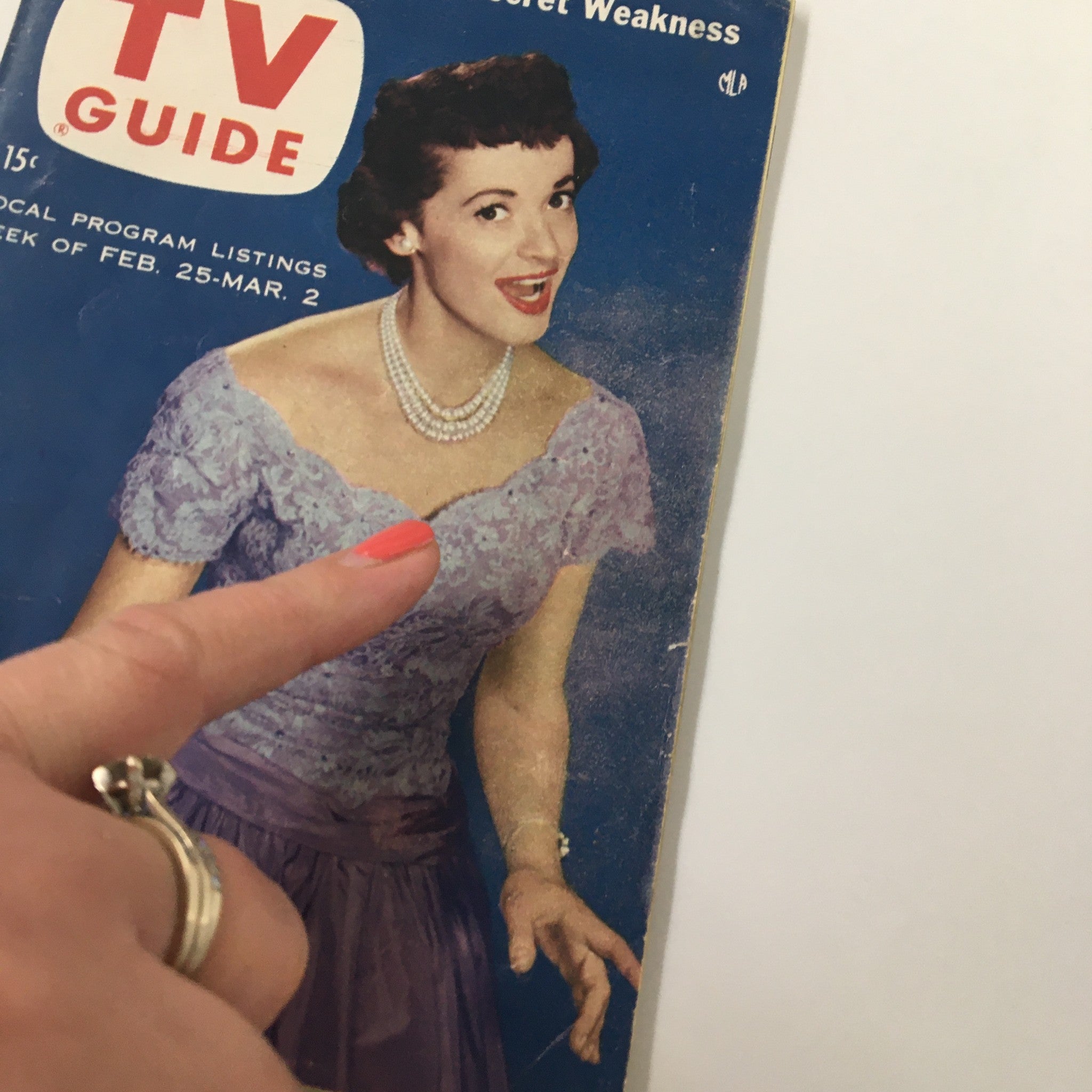 TV Guide Magazine February 25 1956 Gisele MacKenzie Pittsburgh Edition No Label