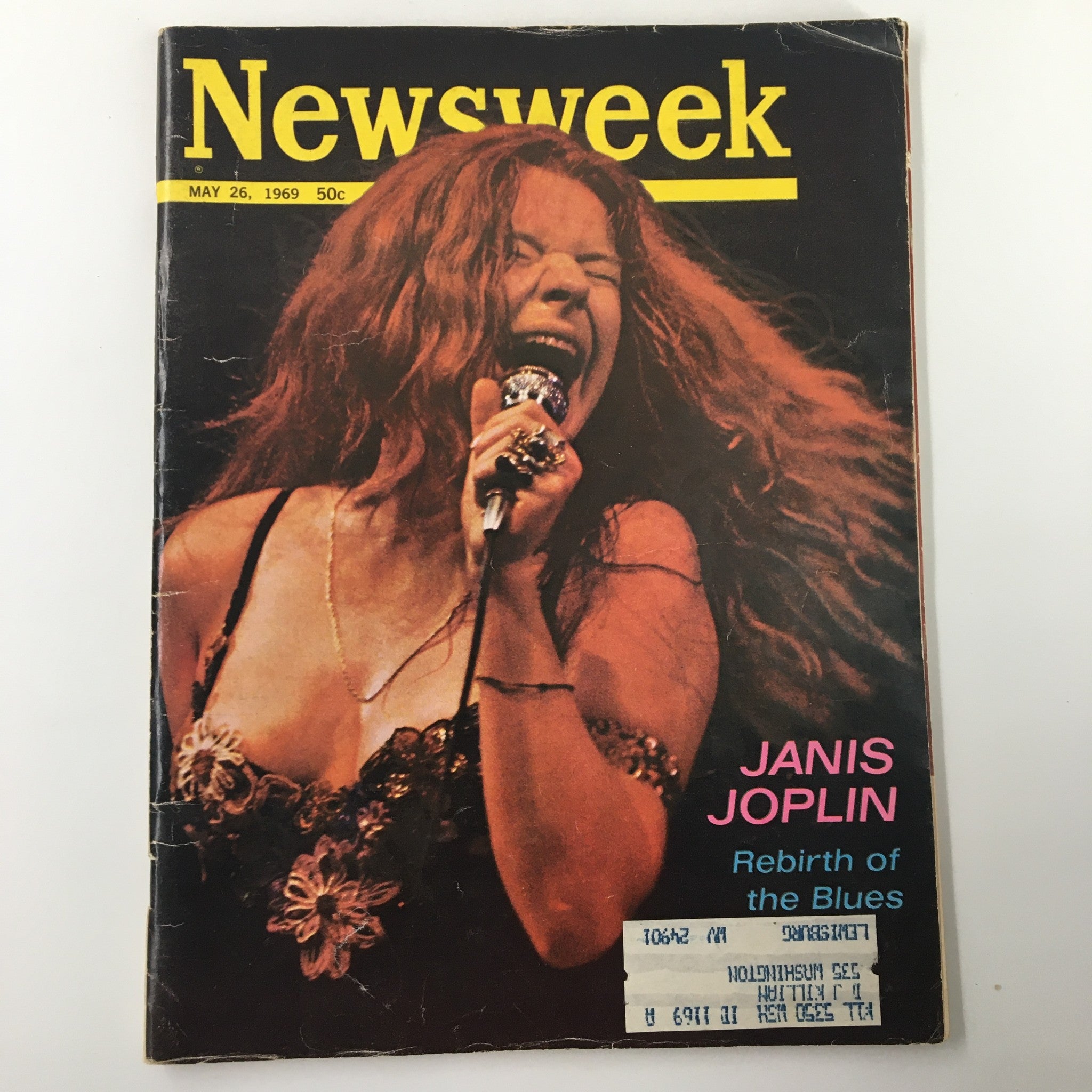 VTG Newsweek Magazine May 26 1969 Janis Joplin Rebirth of the Blues