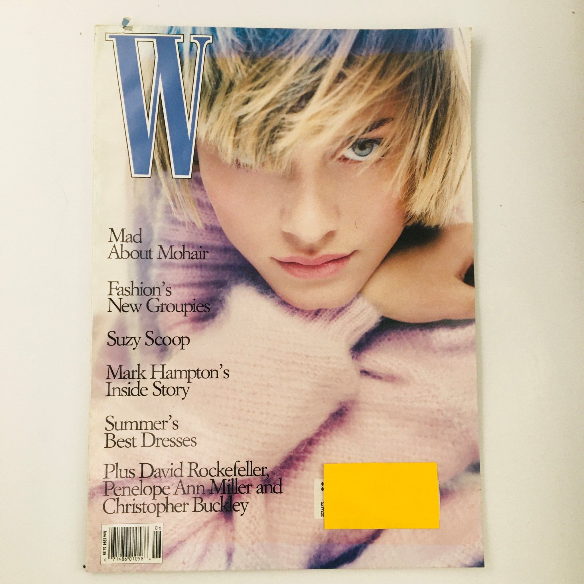 W Magazine June 1994 American Model Amber Valletta & Mark Hampton Inside Story