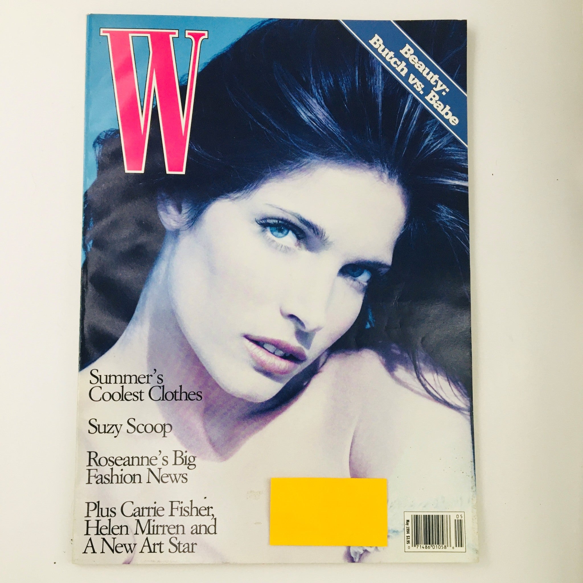 W Magazine May 1994 American Model Stephanie Seymour & Helen Mirren Feature