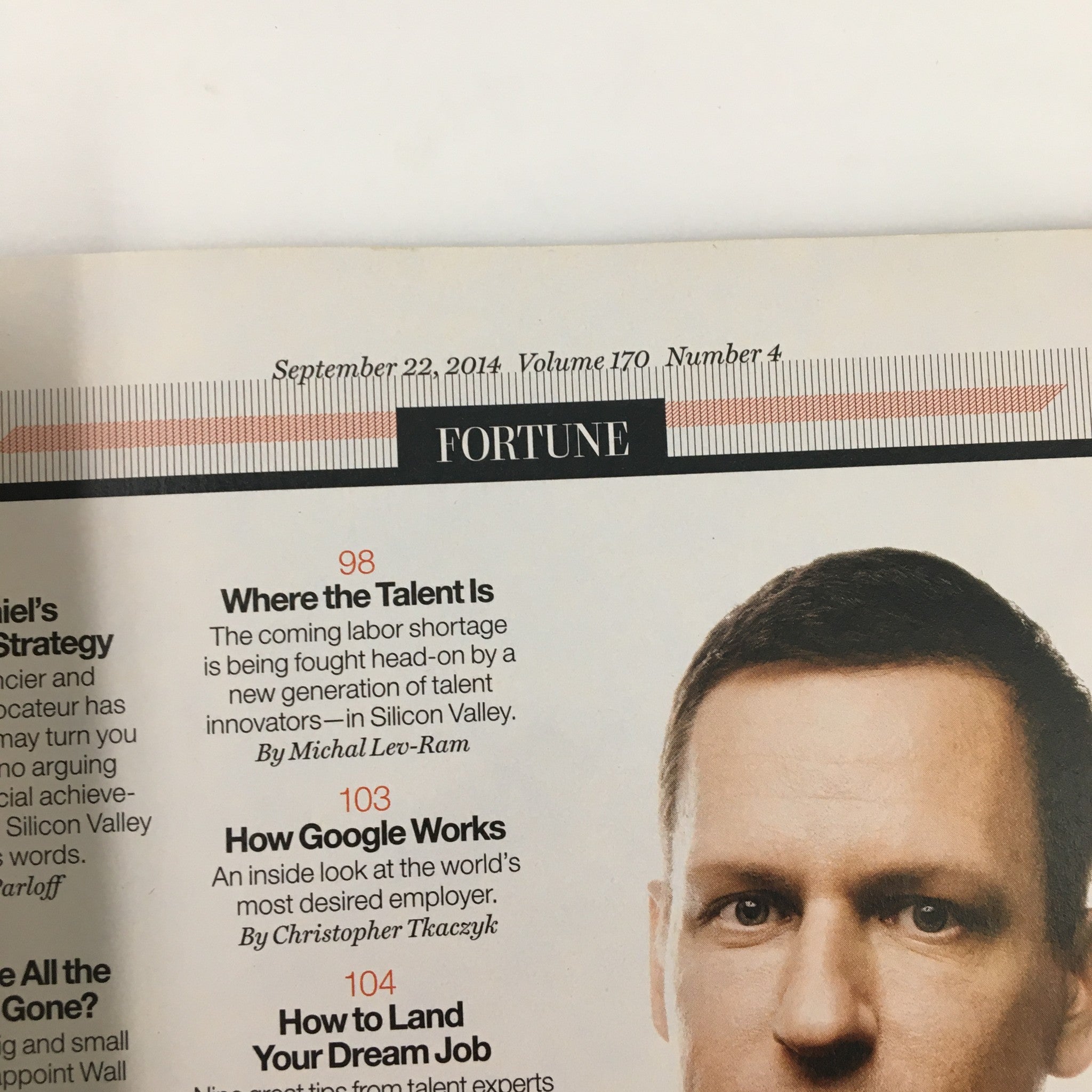 Fortune Magazine September 22 2014 Peter Thiel Billionaire Philosopher