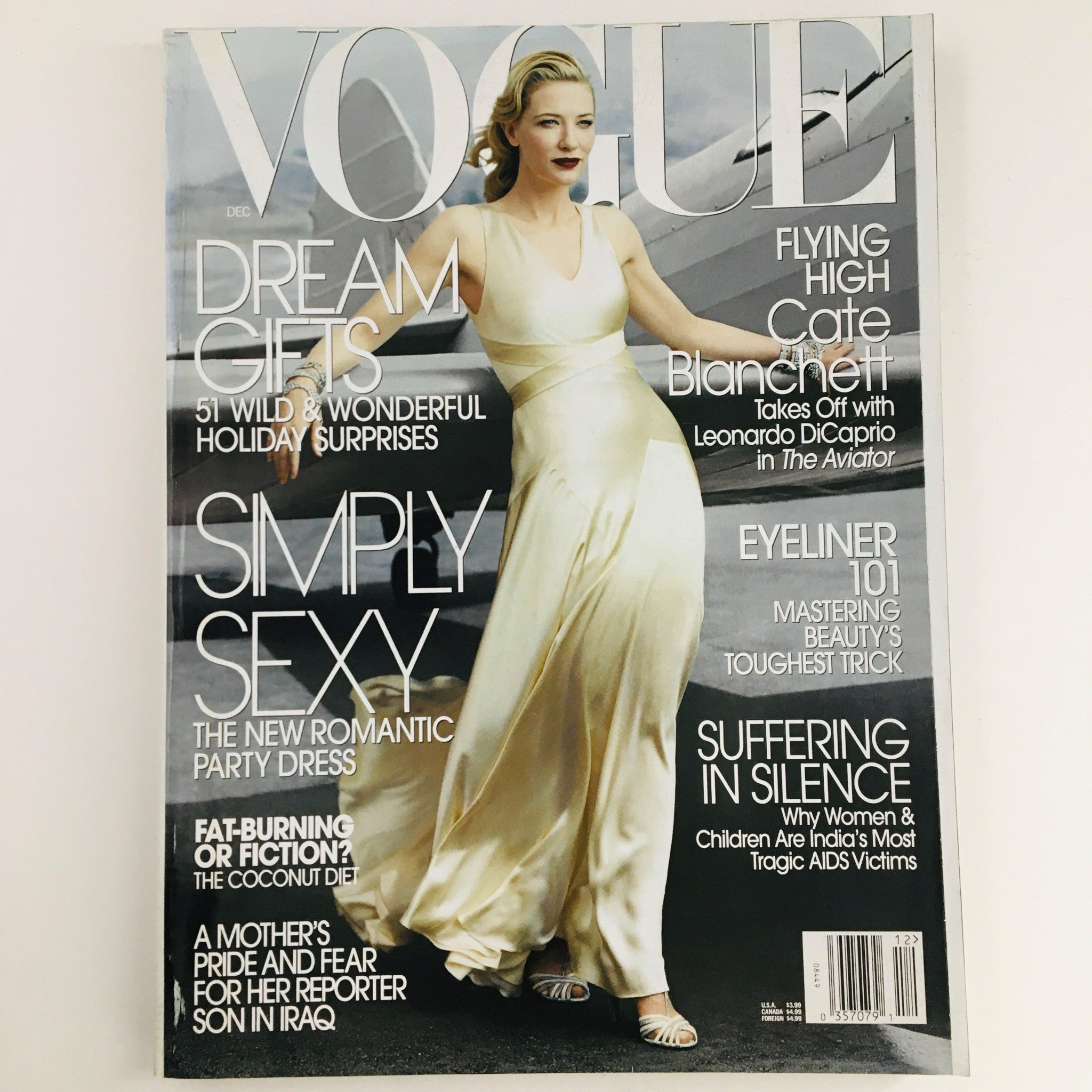 Vogue Magazine December 2004 Australian Actor Cate Blanchett, No Label VG