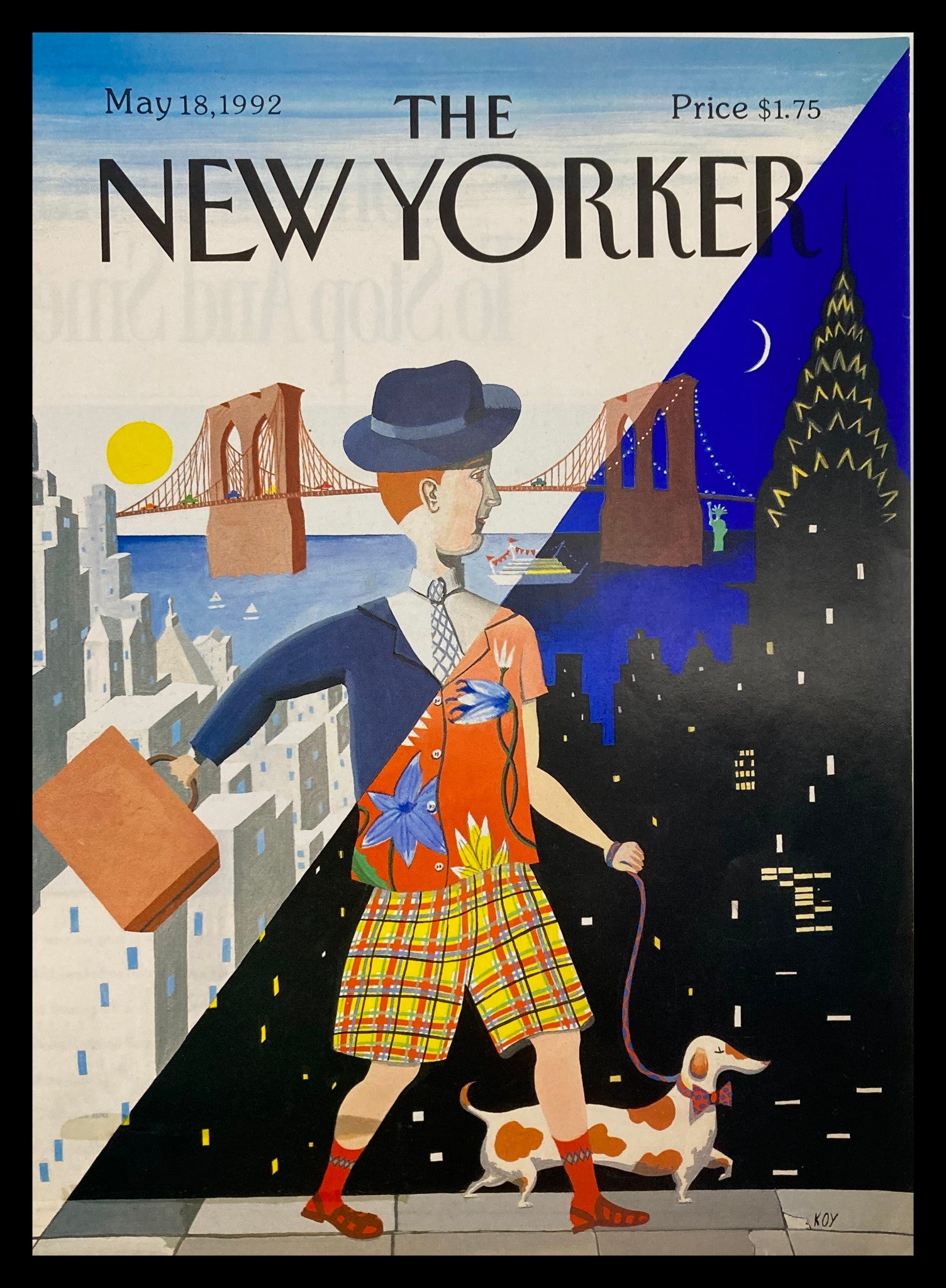 COVER ONLY The New Yorker May 18 1992 Business with Pleasure by Kathy O Young