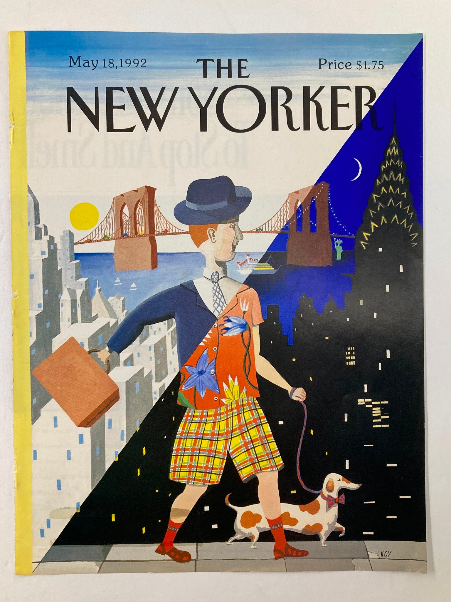 COVER ONLY The New Yorker May 18 1992 Business with Pleasure by Kathy O Young