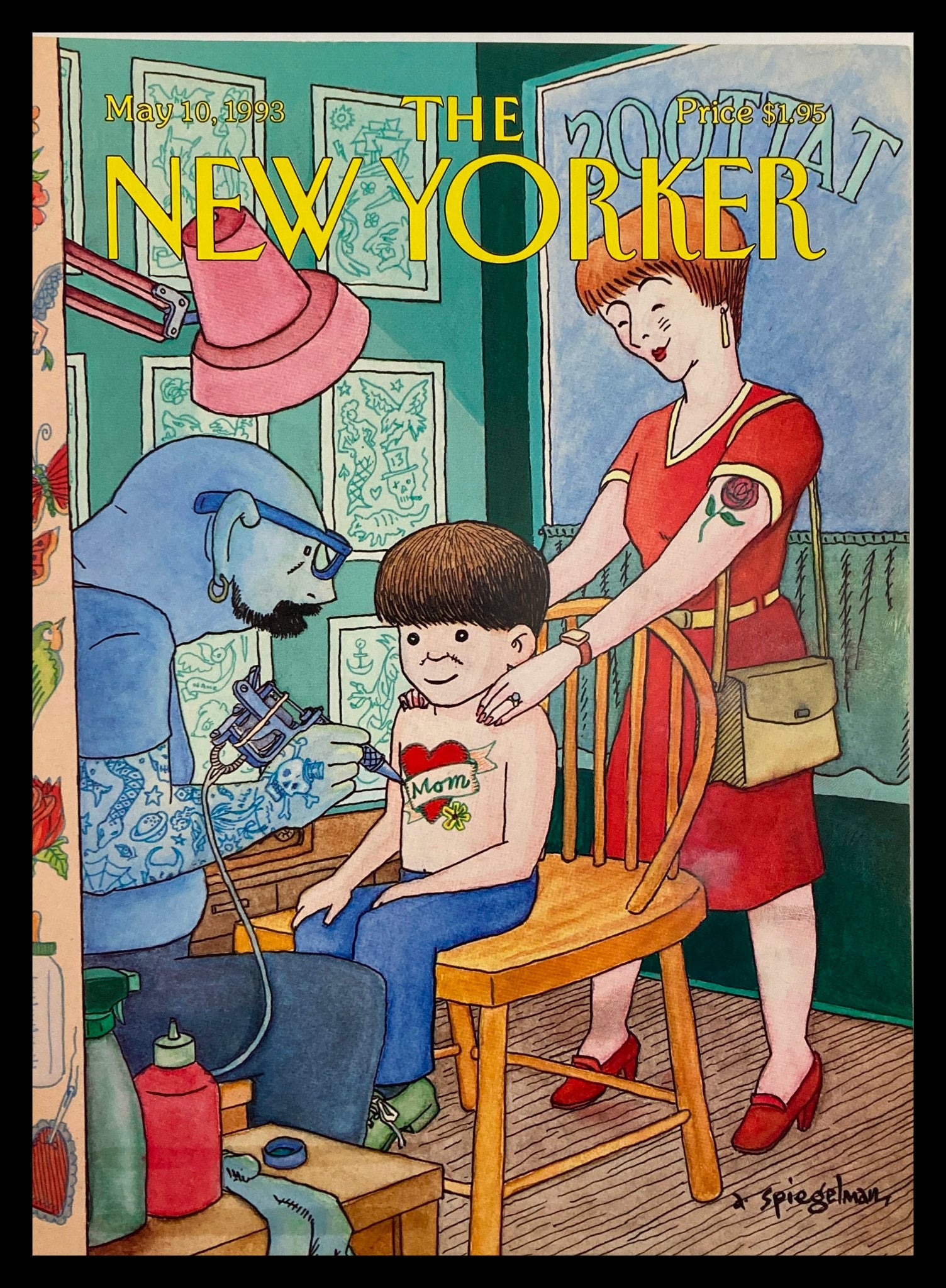 COVER ONLY The New Yorker May 10 1993 Mom's Day by Art Spiegelman