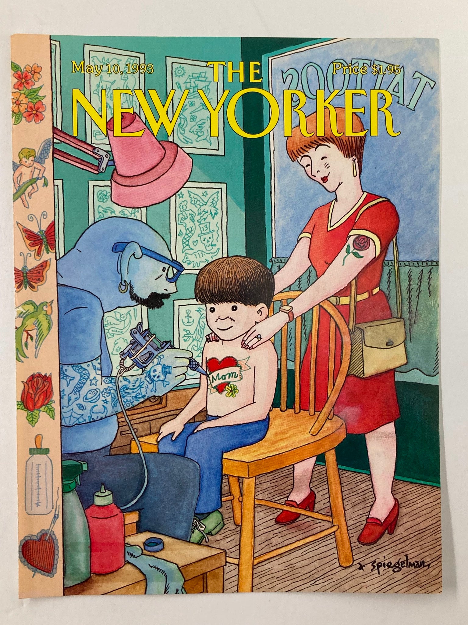 COVER ONLY The New Yorker May 10 1993 Mom's Day by Art Spiegelman