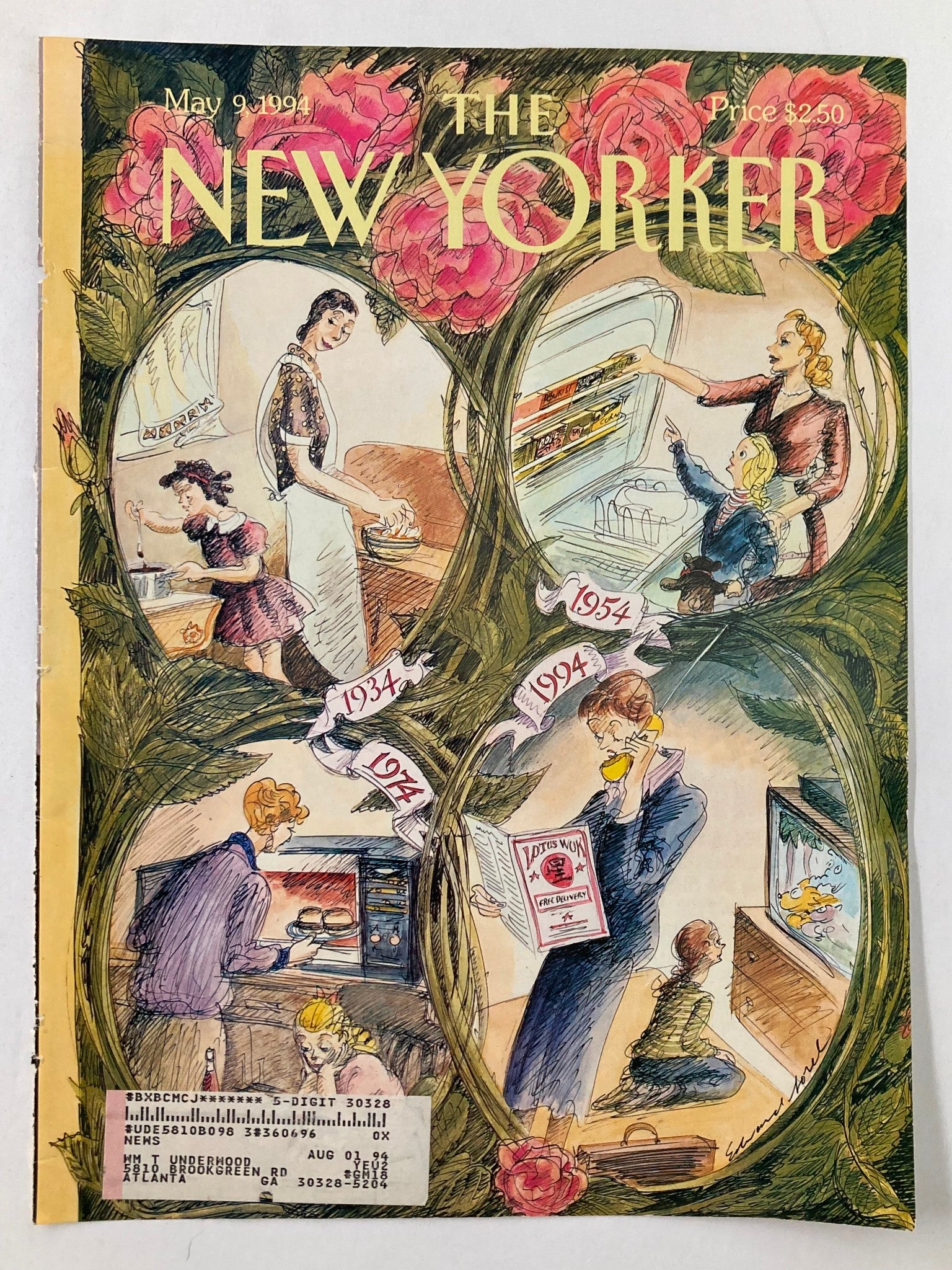 COVER ONLY The New Yorker May 9 1994 Moms by Edward Sorel