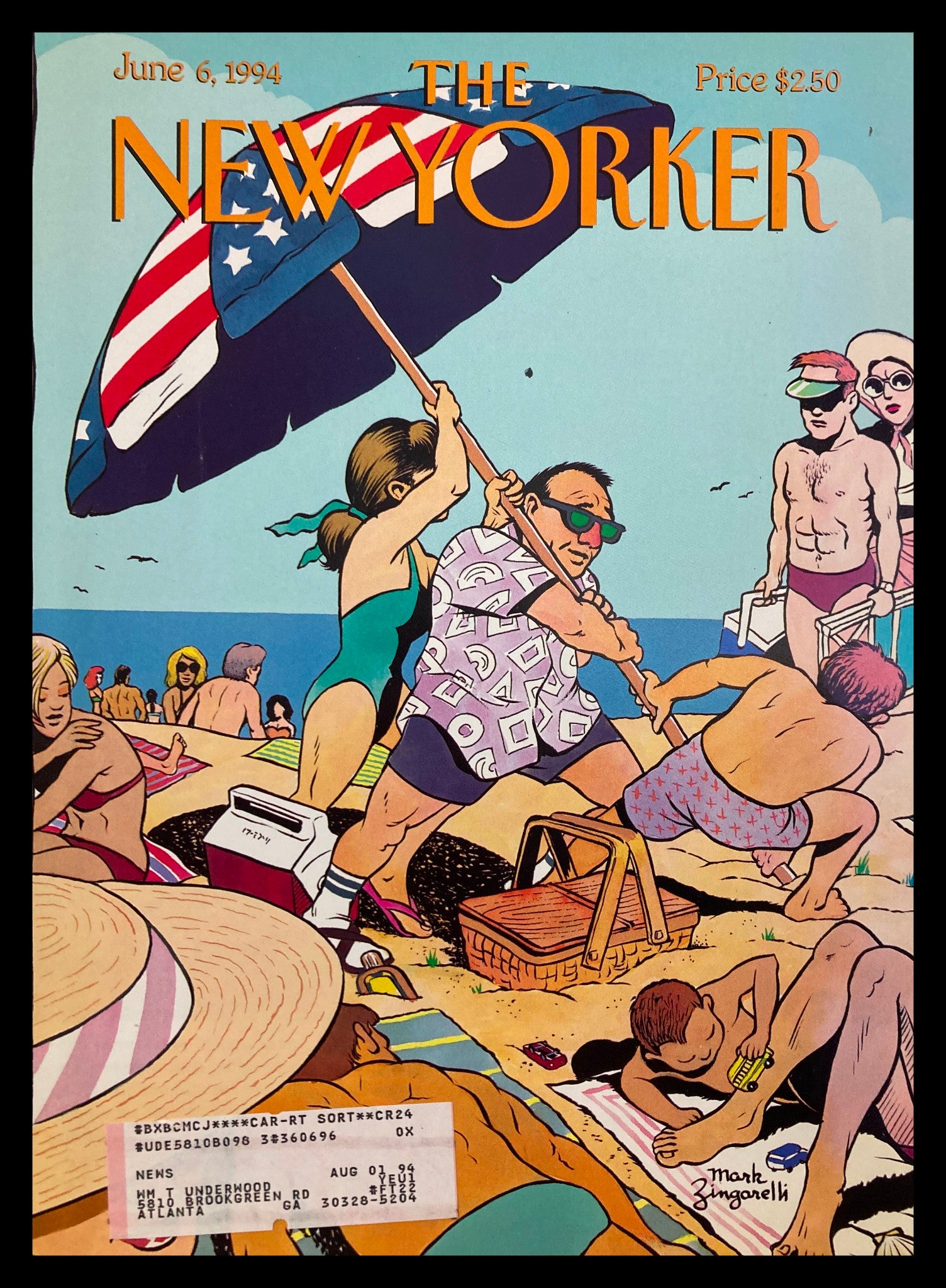 COVER ONLY The New Yorker June 6 1994 Memorial Day by Mark Zingarelli