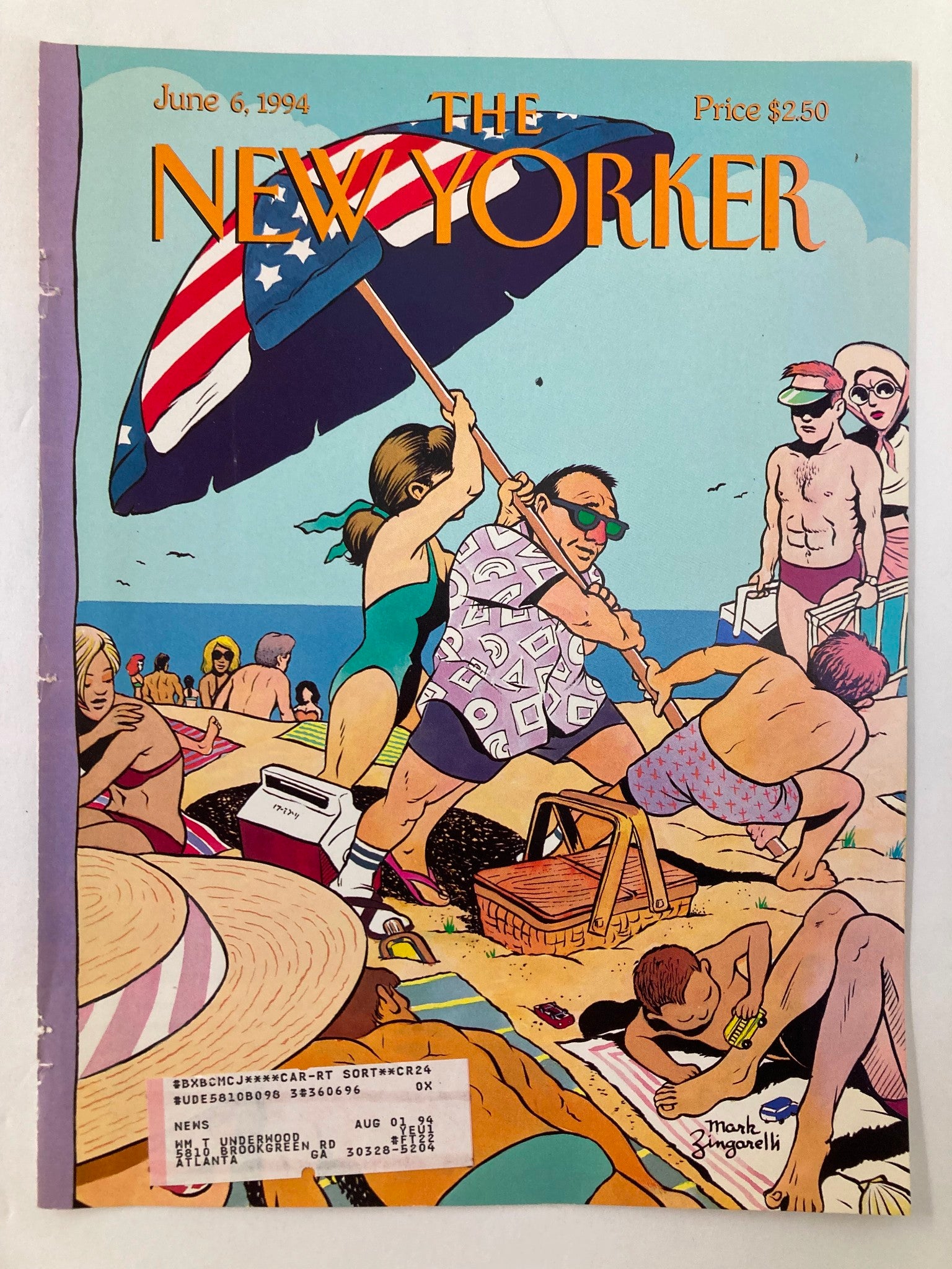 COVER ONLY The New Yorker June 6 1994 Memorial Day by Mark Zingarelli