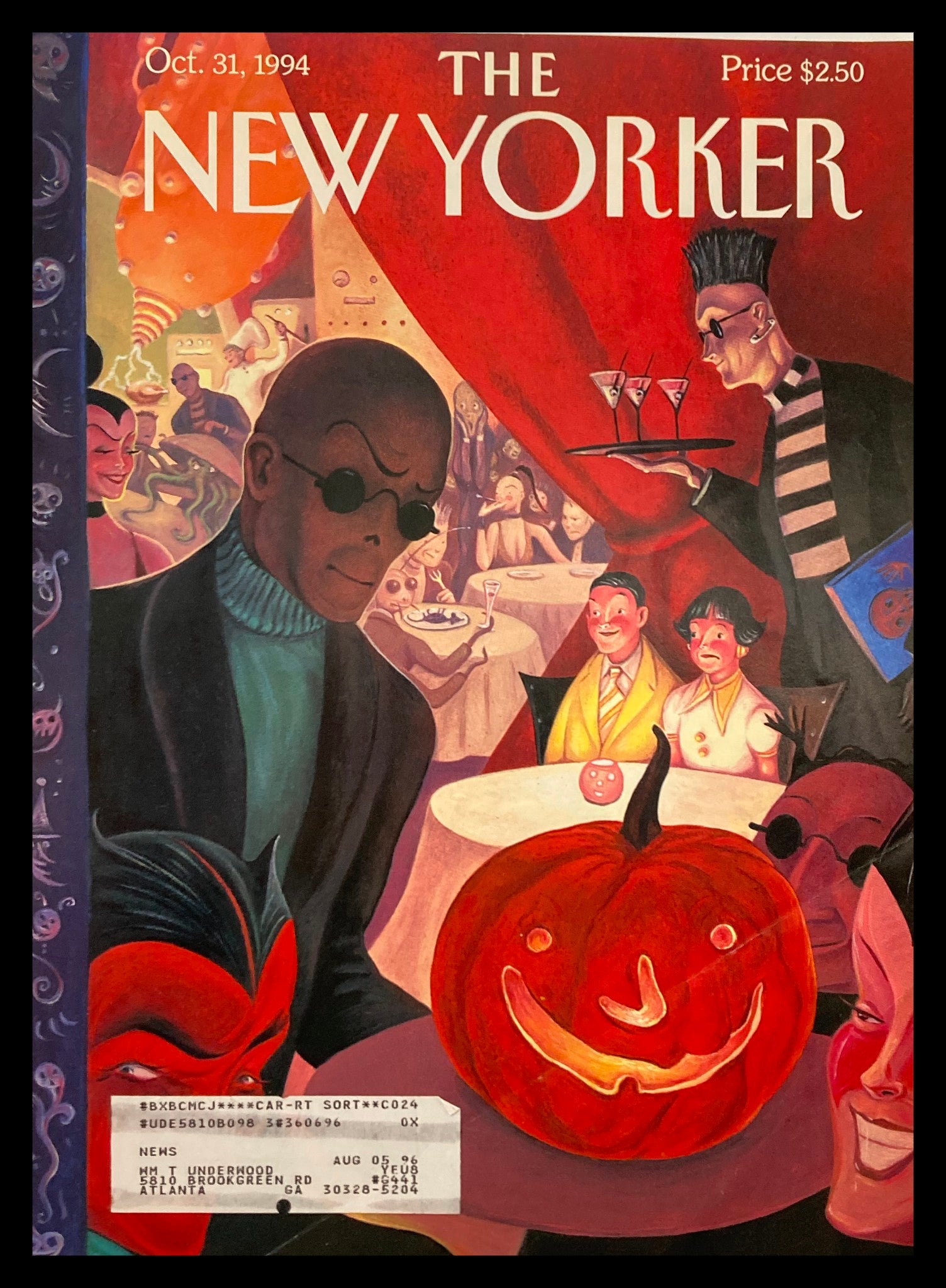 COVER ONLY The New Yorker October 31 1994 The Man in Black Suit