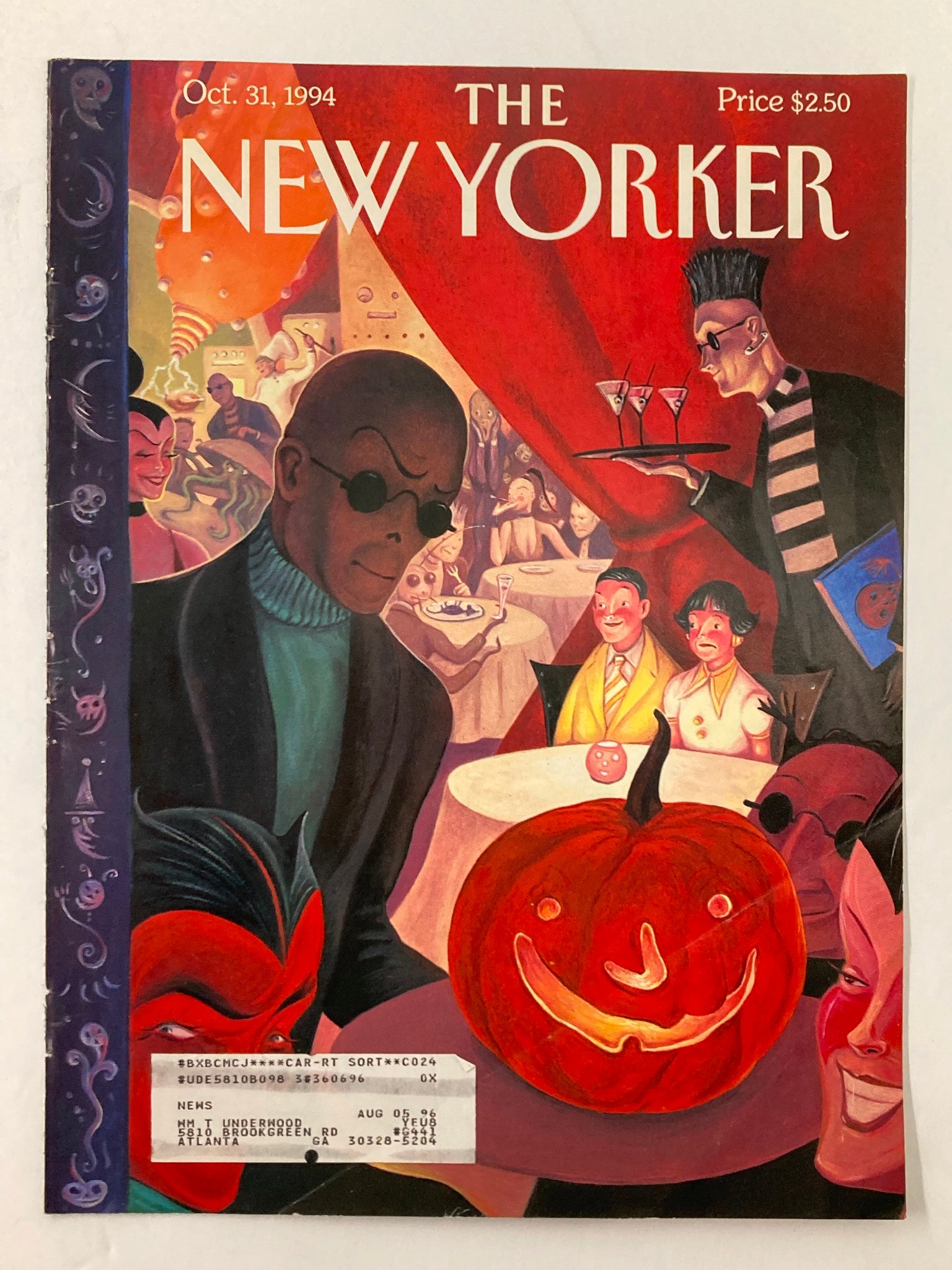 COVER ONLY The New Yorker October 31 1994 The Man in Black Suit