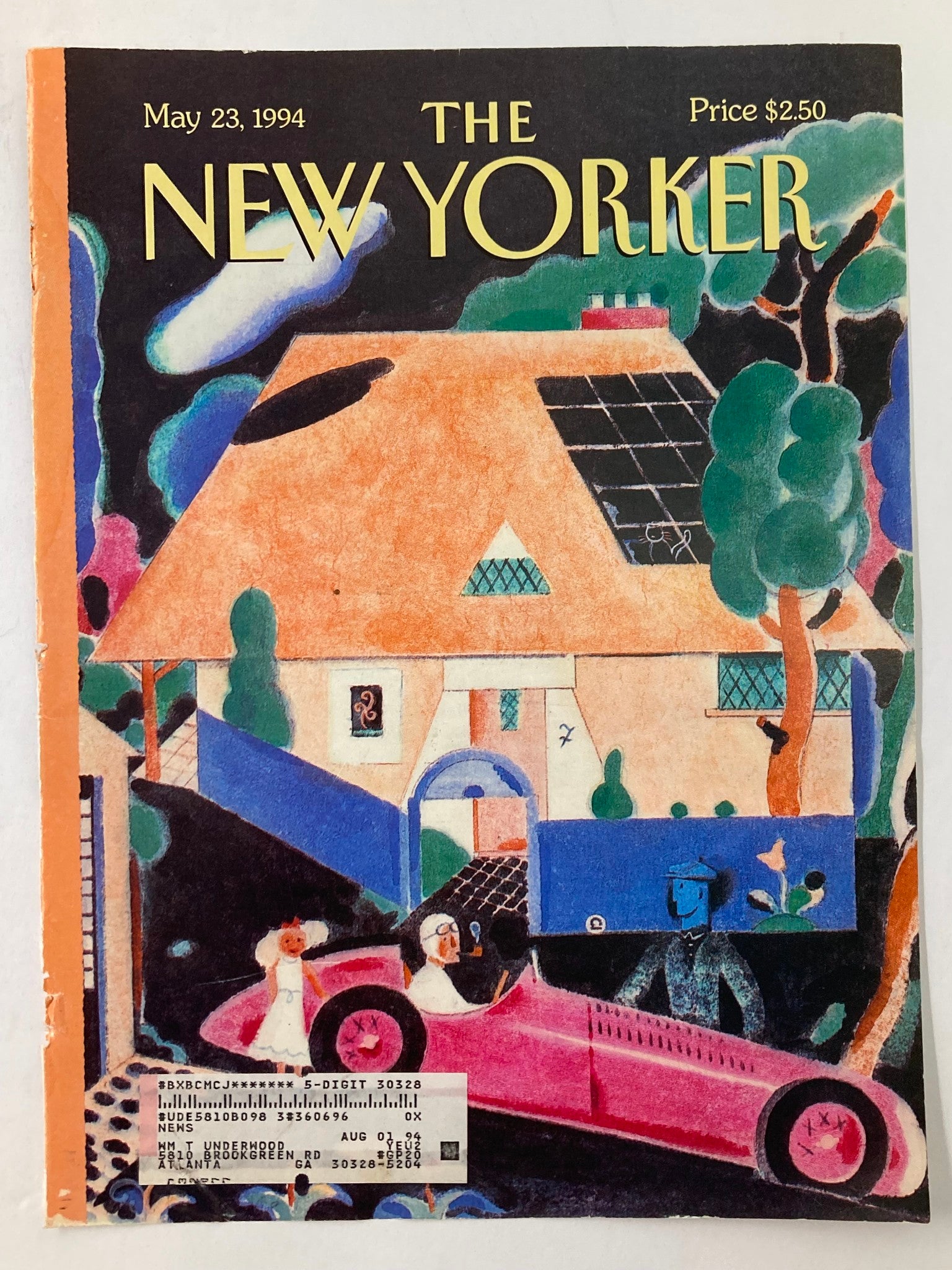 COVER ONLY The New Yorker May 23 1994 A Spin in the Country by Ever Muelen