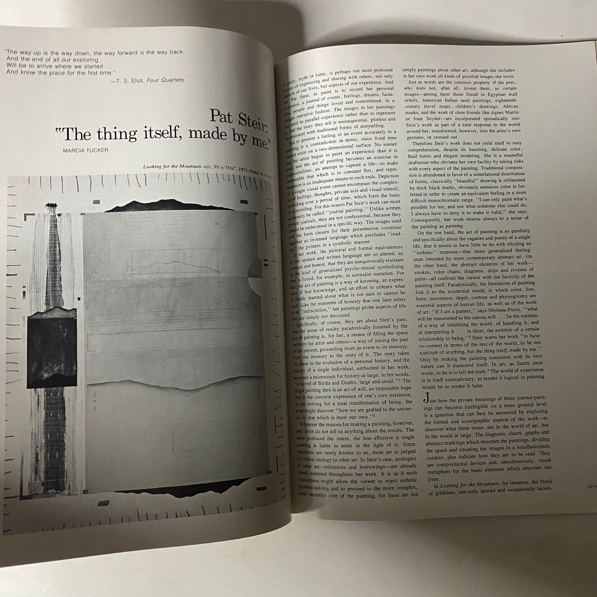Art in America Magazine January 1973 Art Historian David Zack No Label