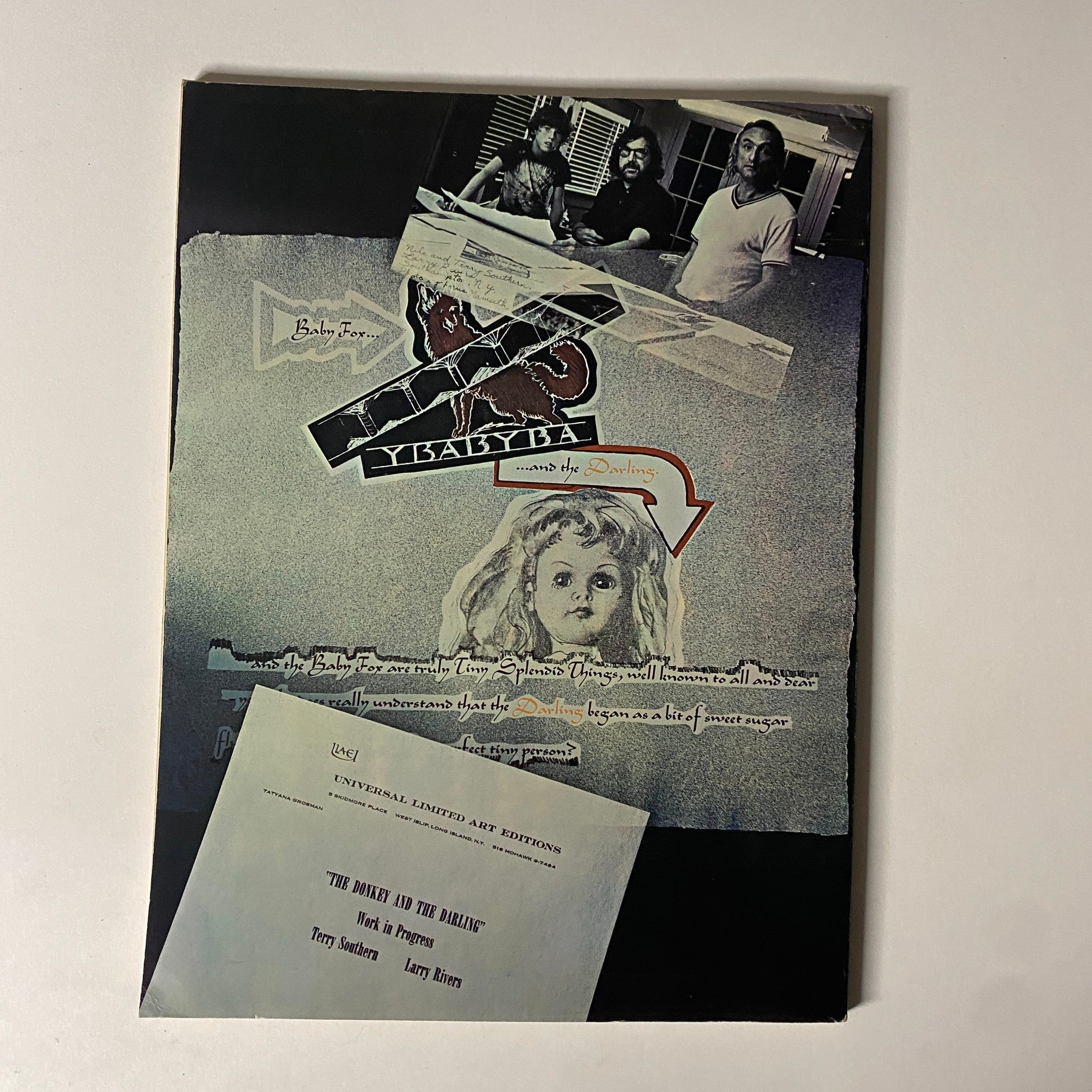 Back cover of Art in America Magazine, July-August 1973, featuring an artistic advertisement and details related to the magazine's content, enhancing its appeal as a vintage collectible.