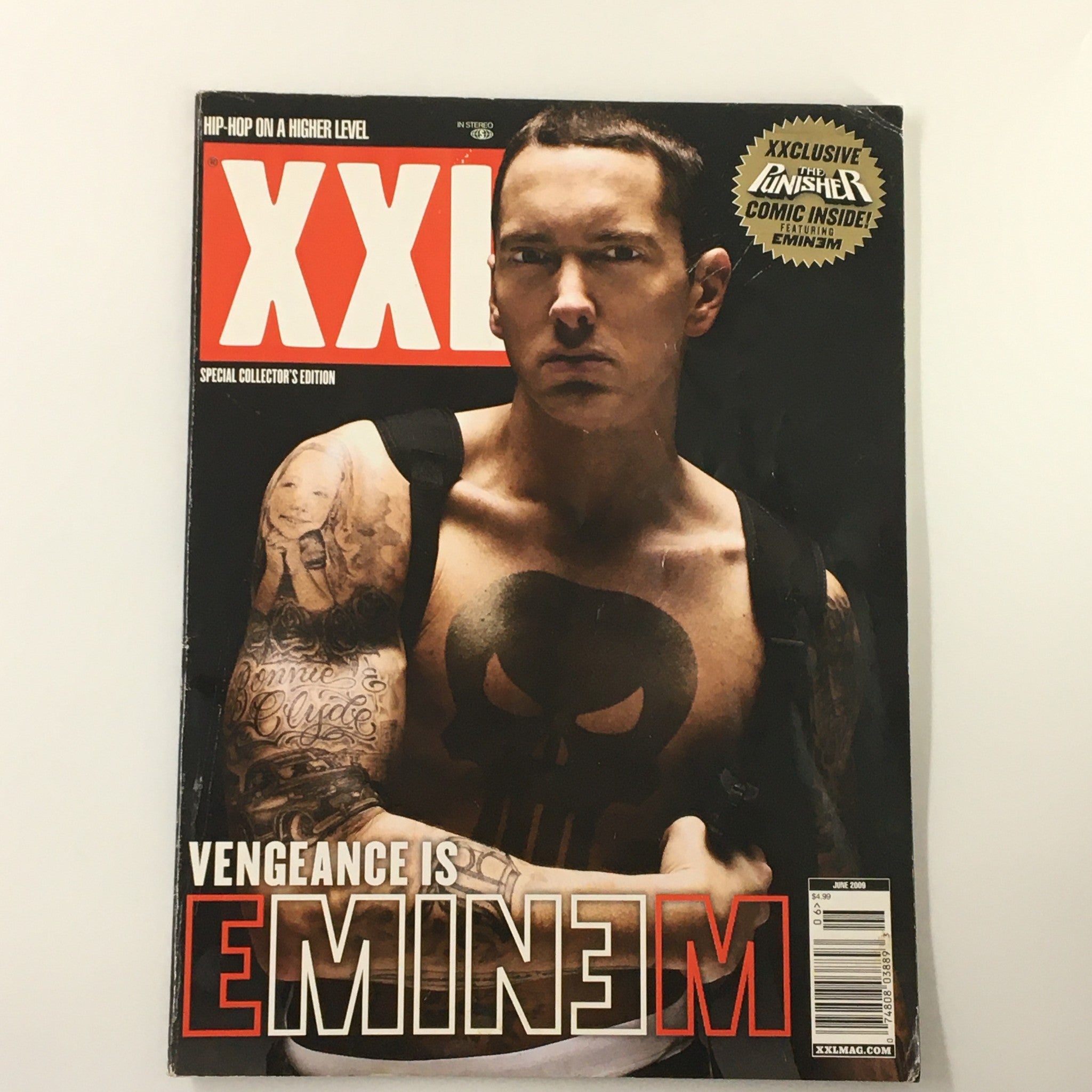 XXL Magazine June 2009 Vengeance is Eminem and The Punisher w Comic No Label