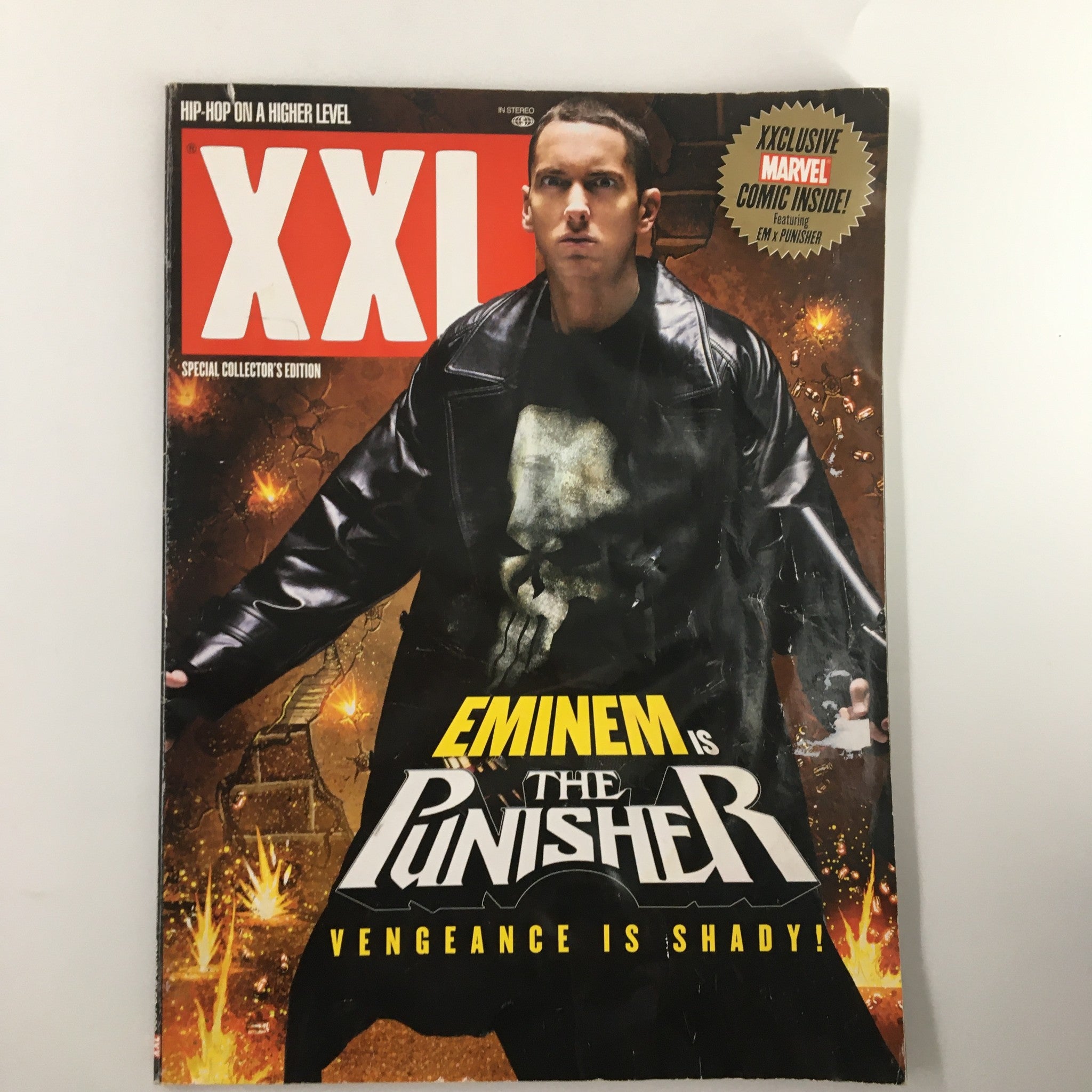 XXL Magazine June 2009 Vengeance is Eminem and The Punisher w Comic No Label