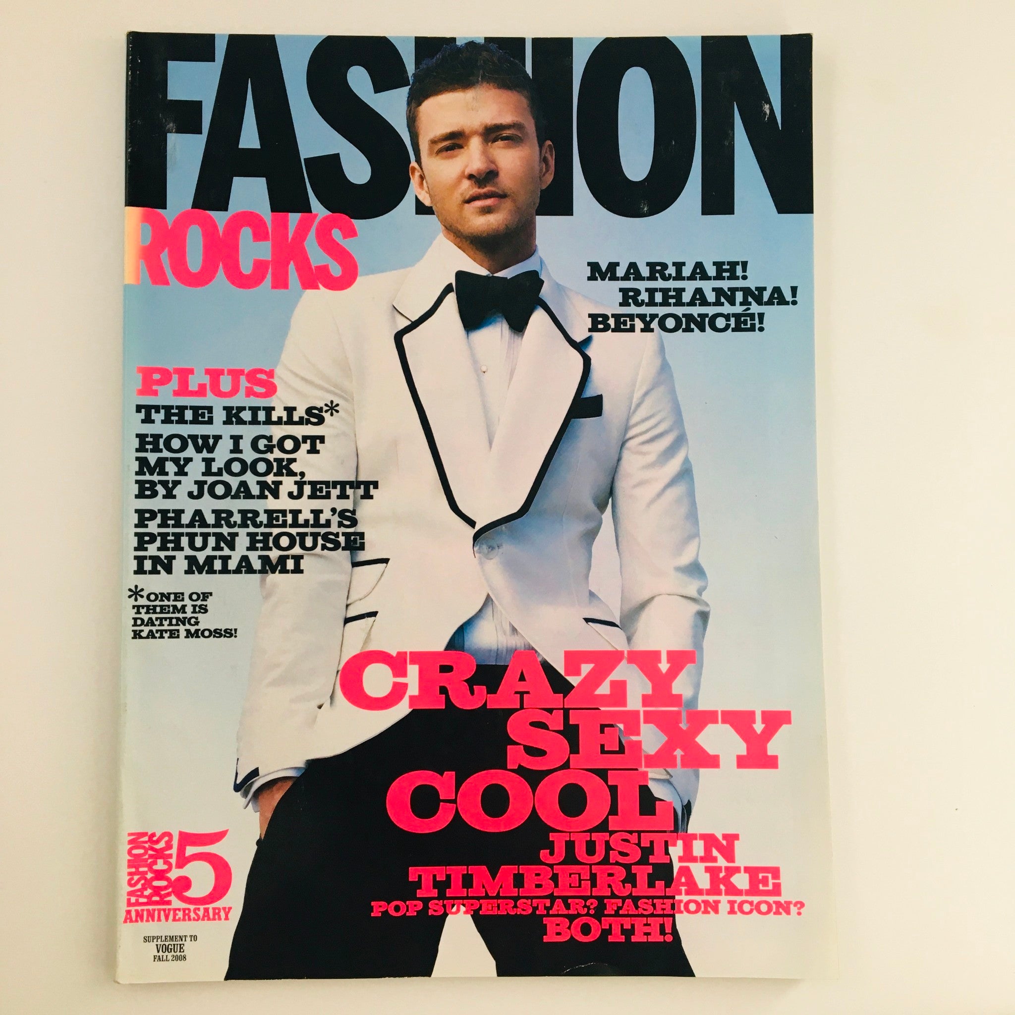 Fashion Rocks Magazine Fall 2008 Justin Timberlake & Maria Carey, No Label