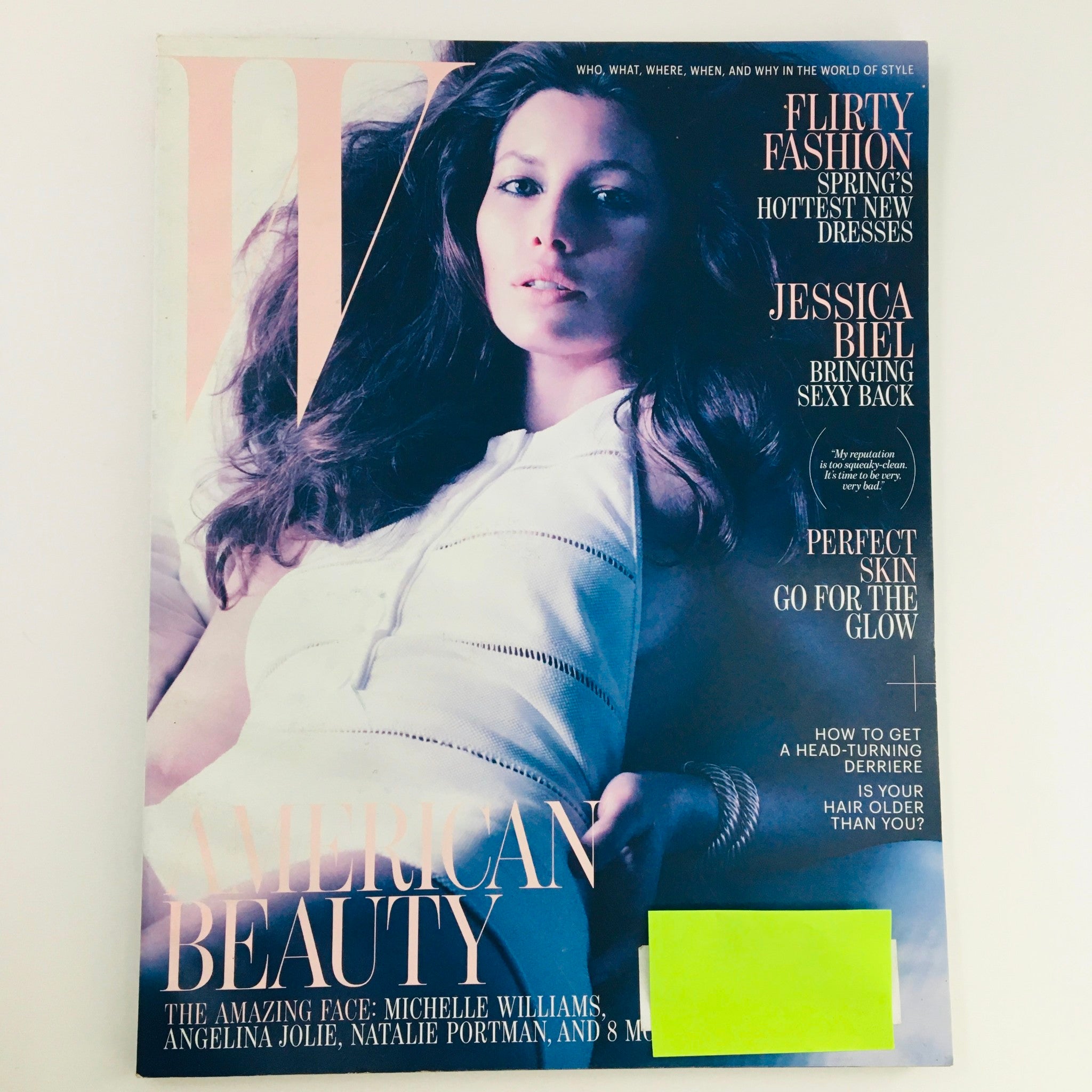 W Magazine April 2012 American Actress & Model Jessica Biel & Angelina Jolie, VG