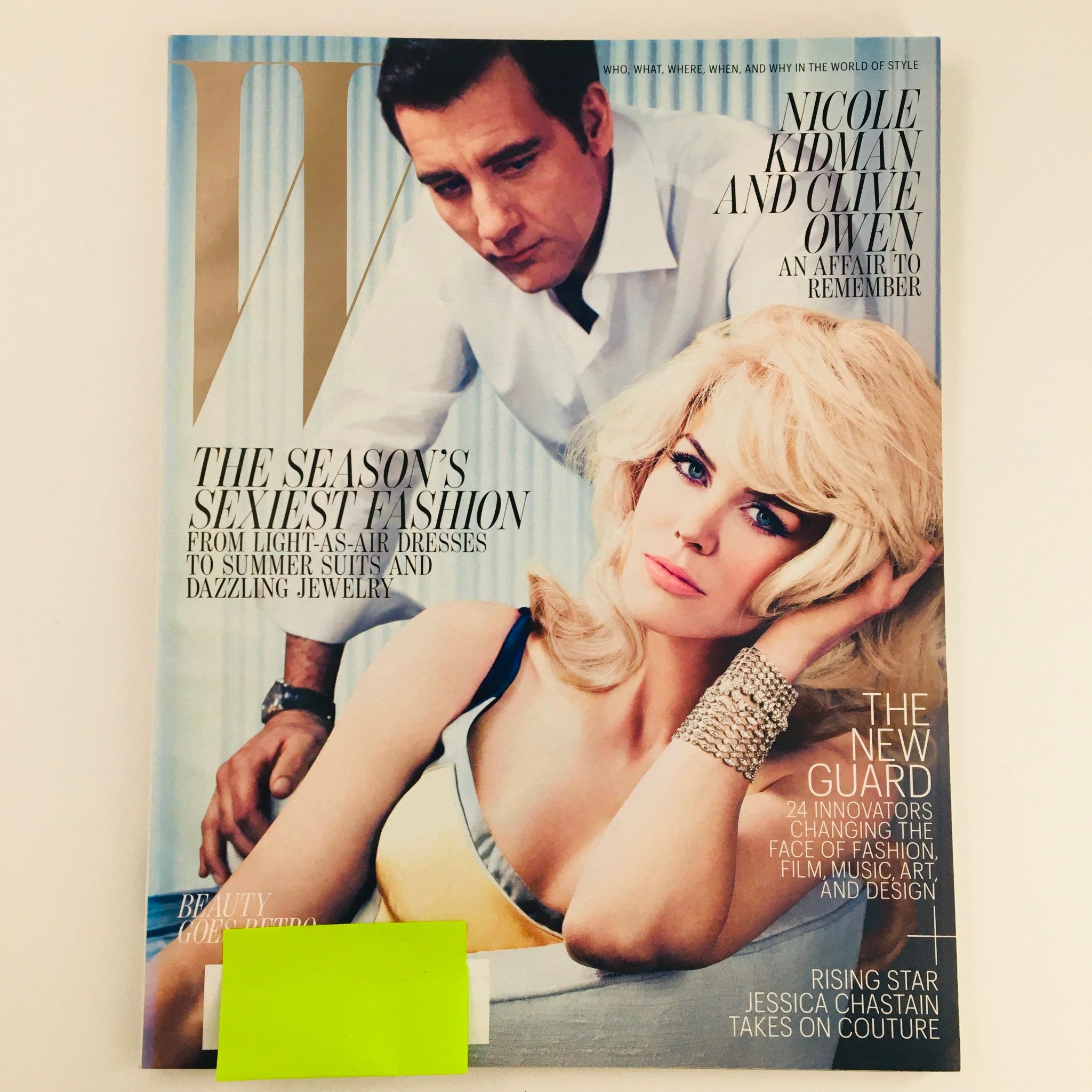 W Magazine May 2012 Nicole Kidman & Clive Owen An Affair to Remember, VG