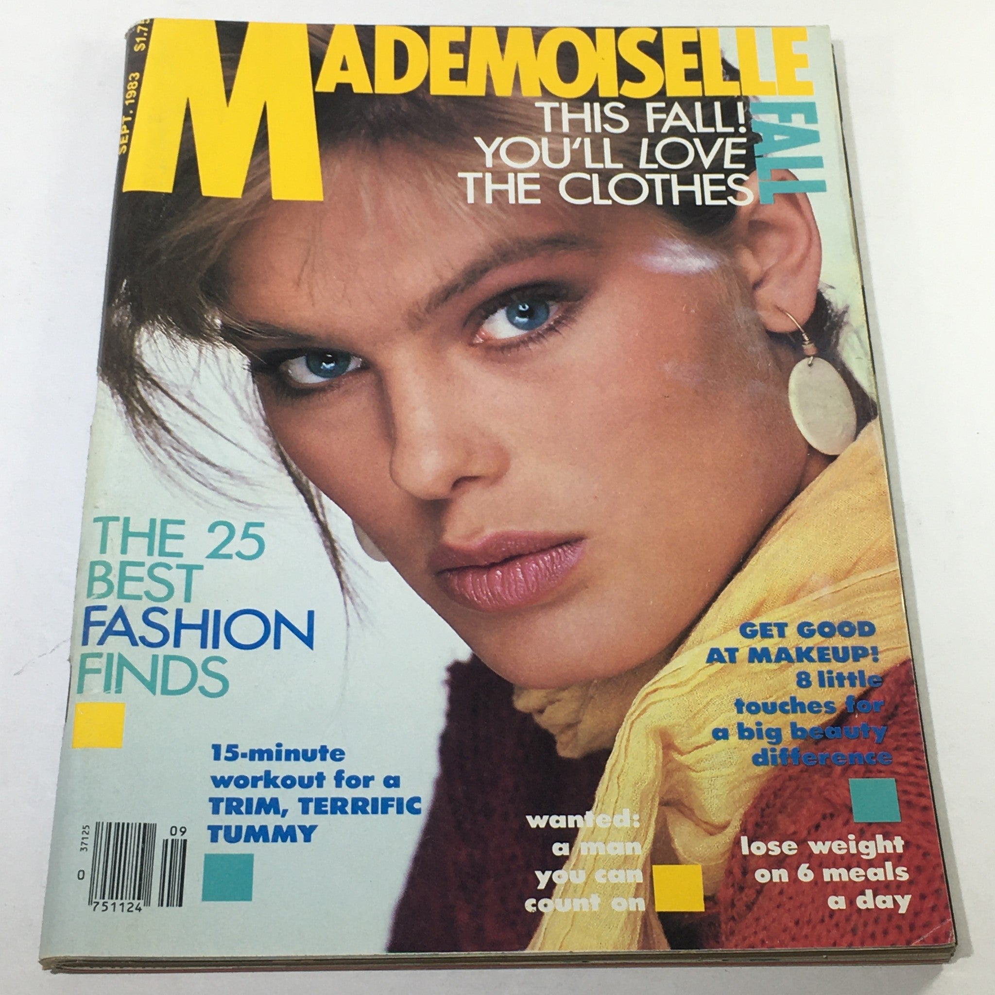 VTG Mademoiselle Magazine: September 1983 - Cover - No Label