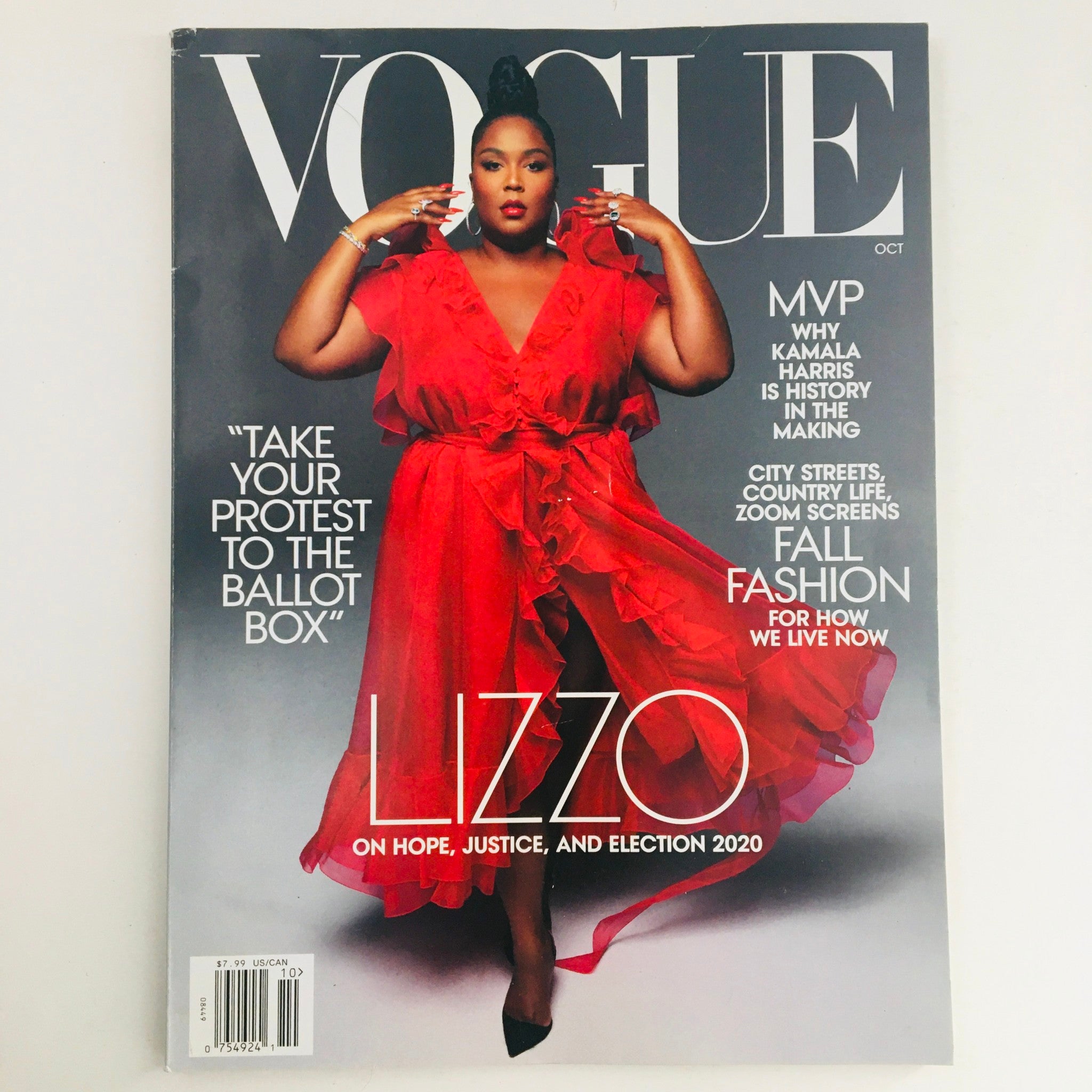 Vogue Magazine October 2020 American Singer Lizzo On Hope & Justice, No Label