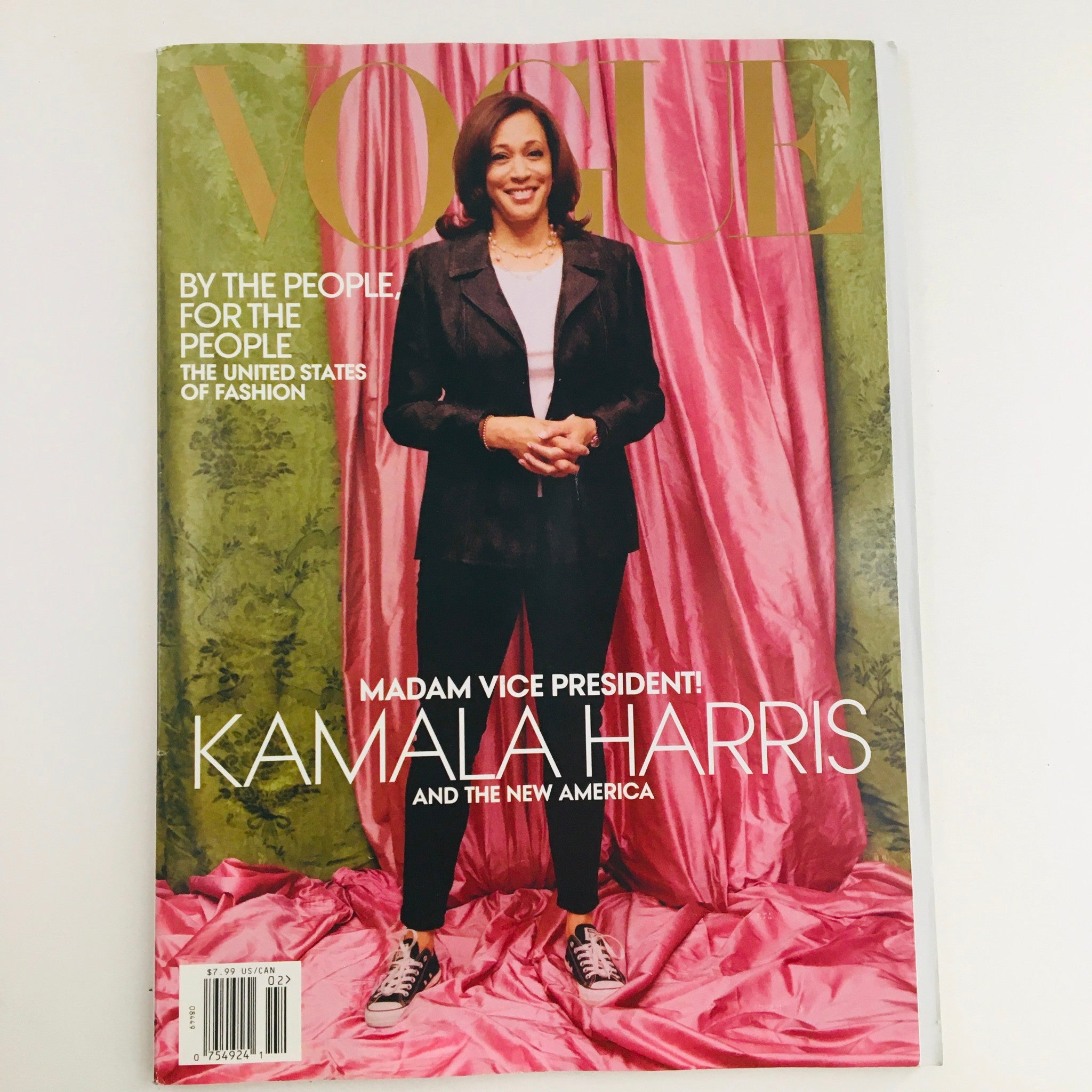 Vogue Magazine February 2021 Madam Vice President Kamala Harris, No Label VG