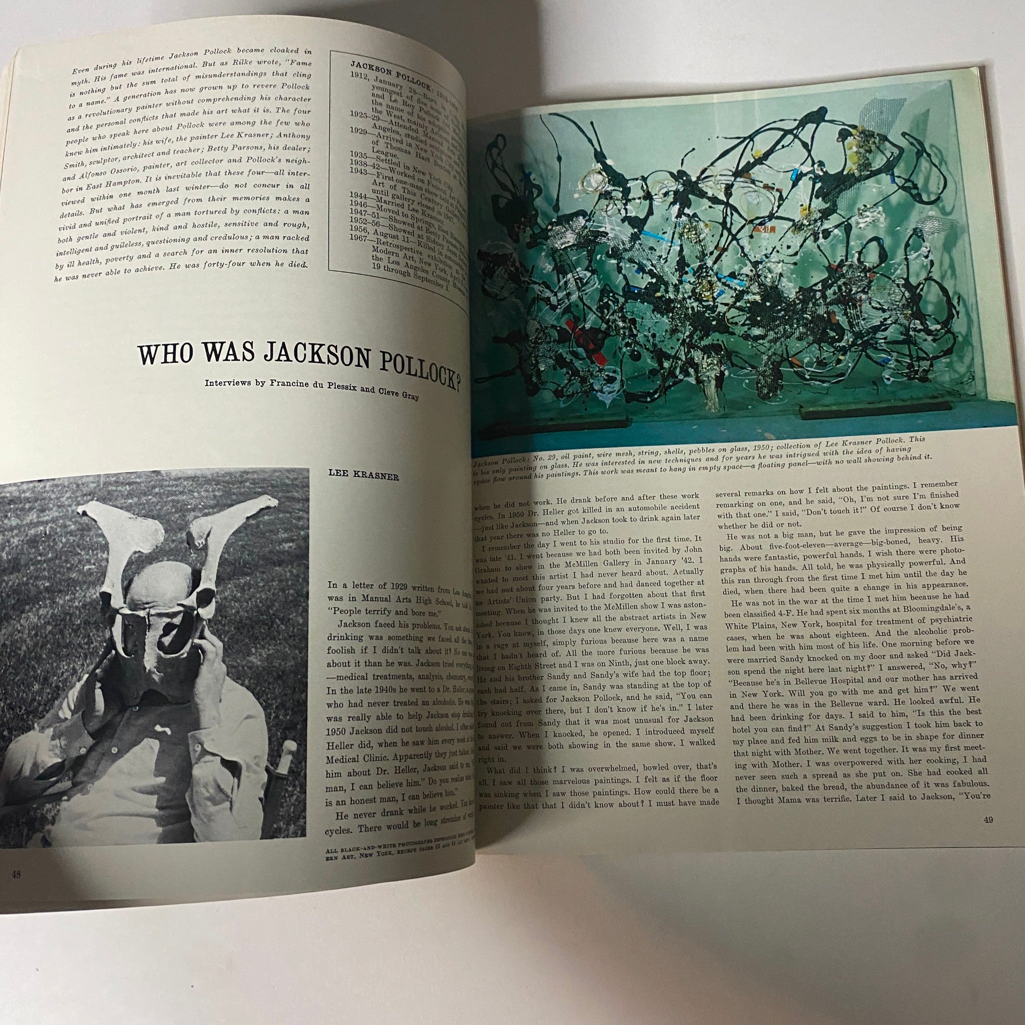 Art in America Magazine May 1967 Laszlo Moholy-Nagly's Lichtrequisit No Label VG