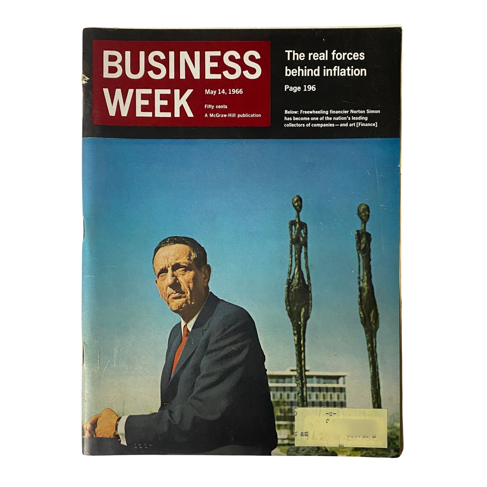 Businessweek Magazine May 14, 1966 Freewheeling Financier Norton Simon