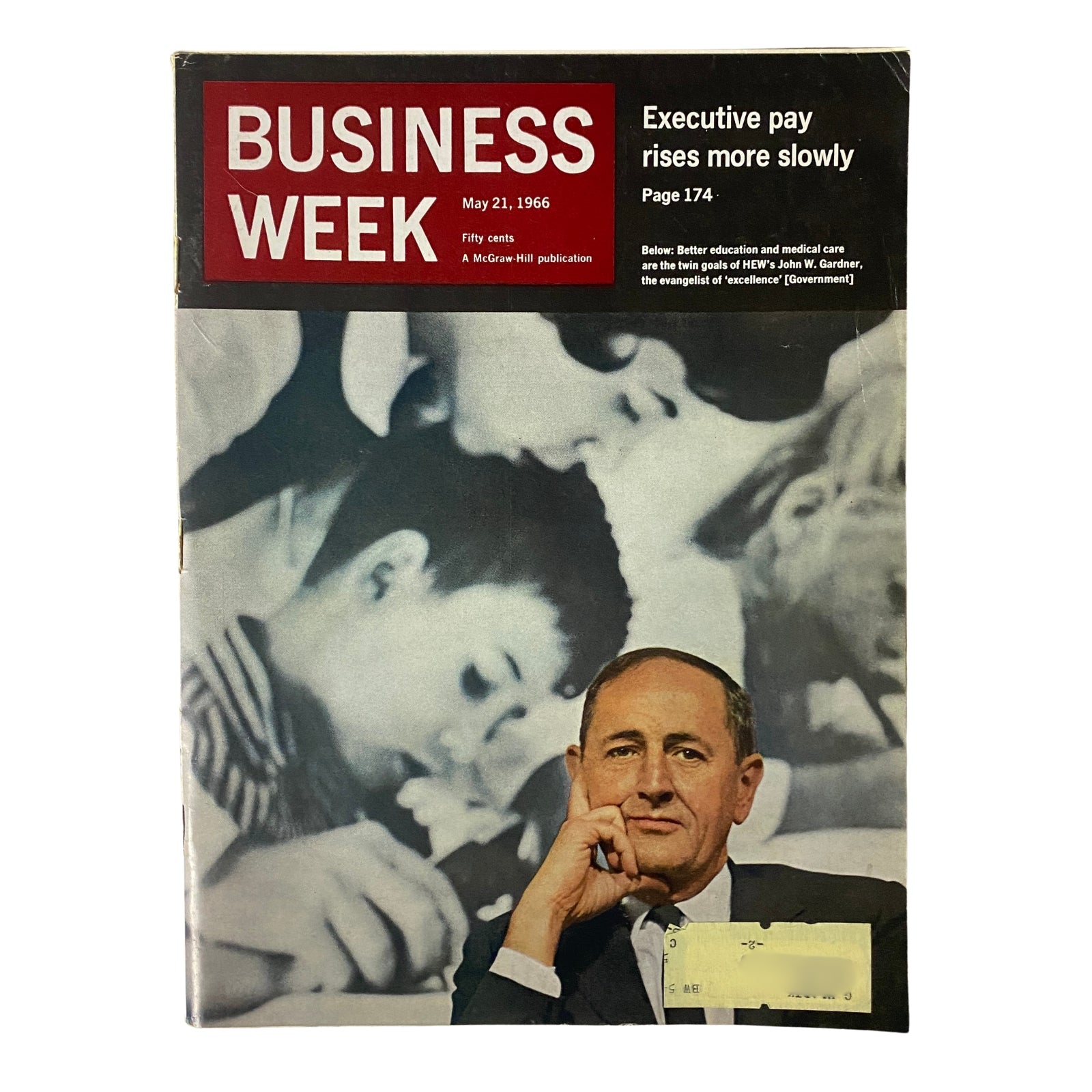Businessweek Magazine May 21, 1966 HEW's John W. Gardner