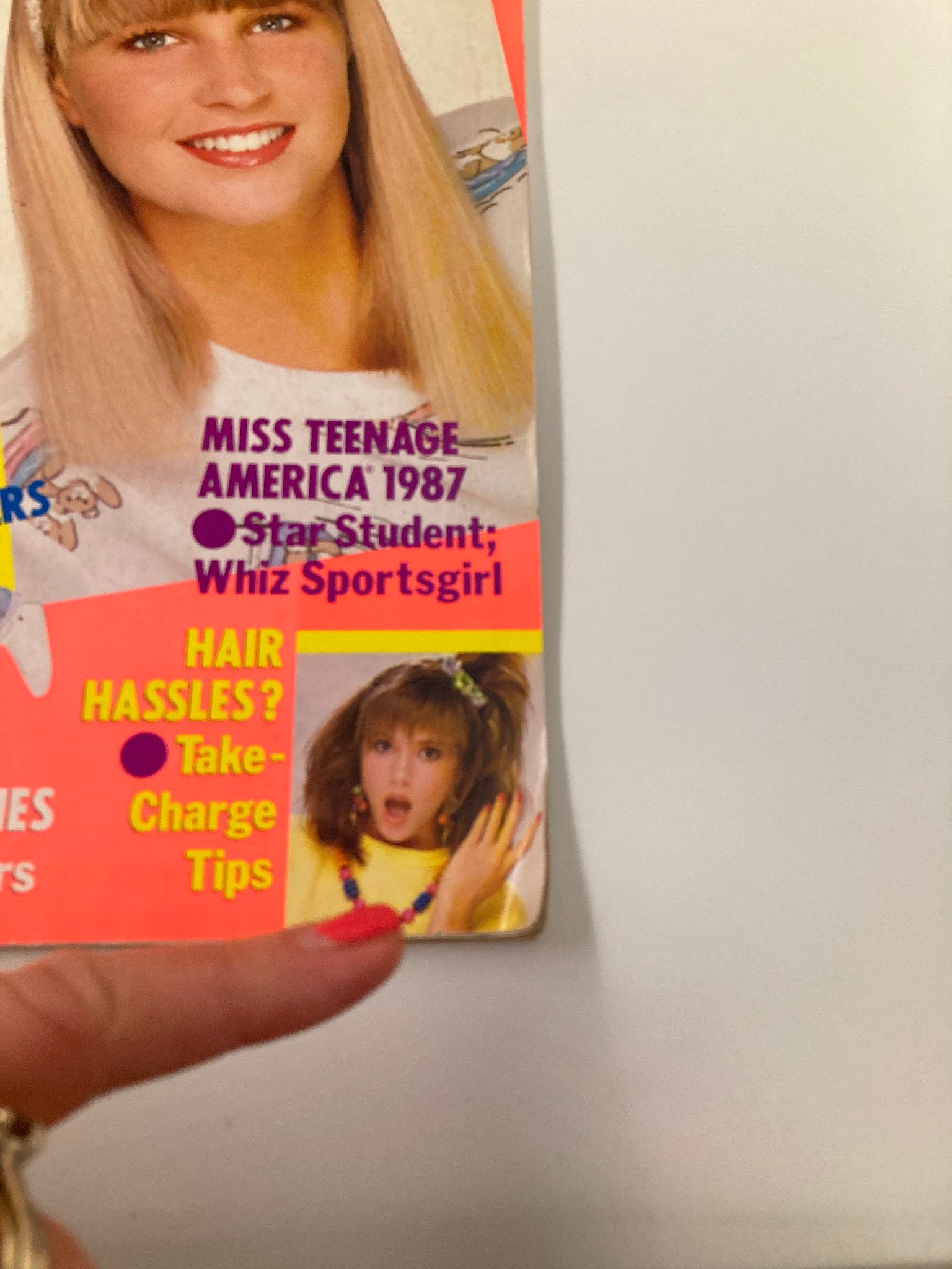 VTG Teen Magazine February 1987 Miss Teenage America Karen Johansen No Label