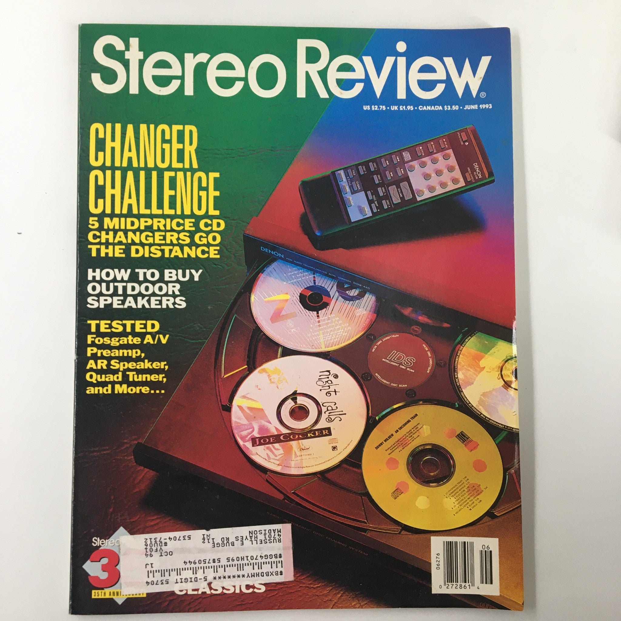 Stereo Review Magazine June 1993 Ken Pohlmann's Comparison Tests VG