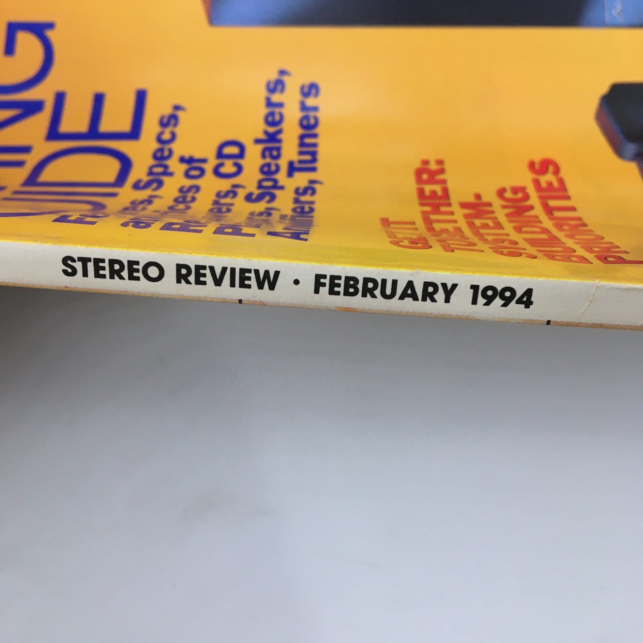 Stereo Review Magazine February 1994 Get It Together System-Building Priority VG