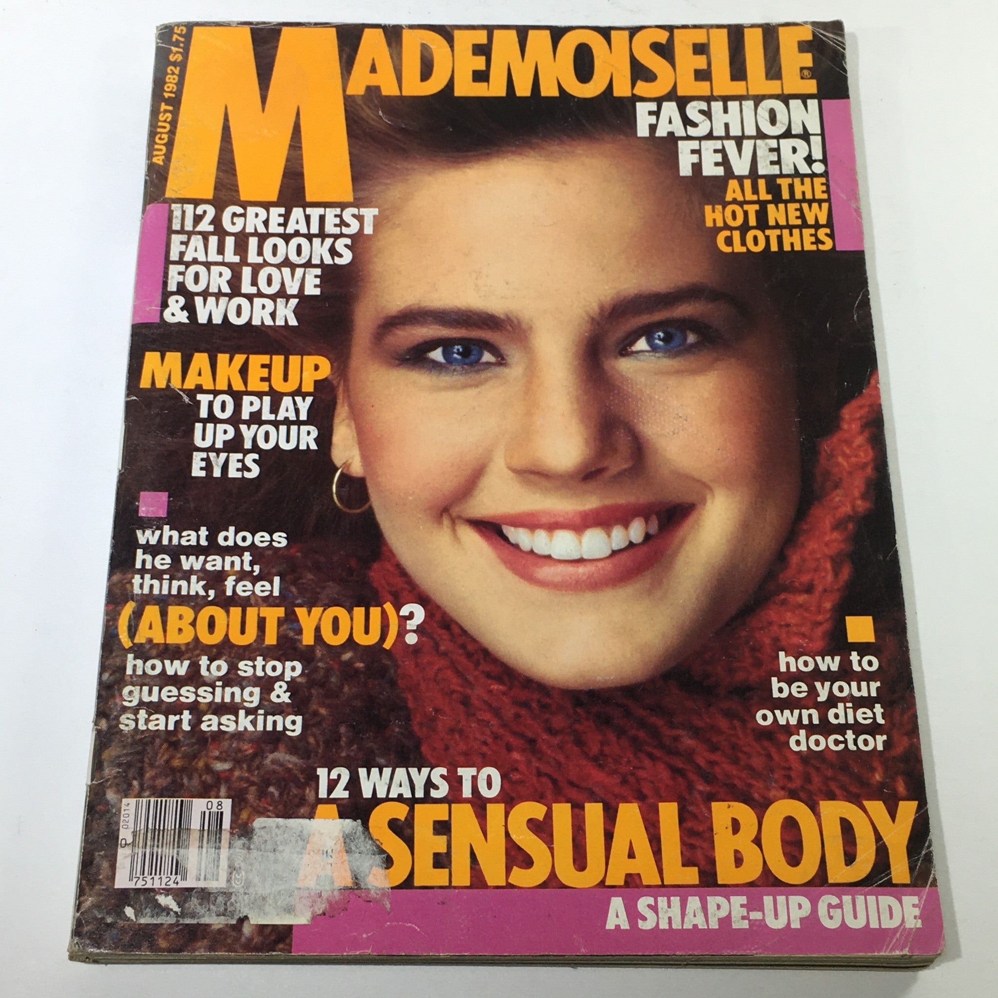 VTG Mademoiselle Magazine: August 1982 - Terry Farrell Beautiful Full Cover