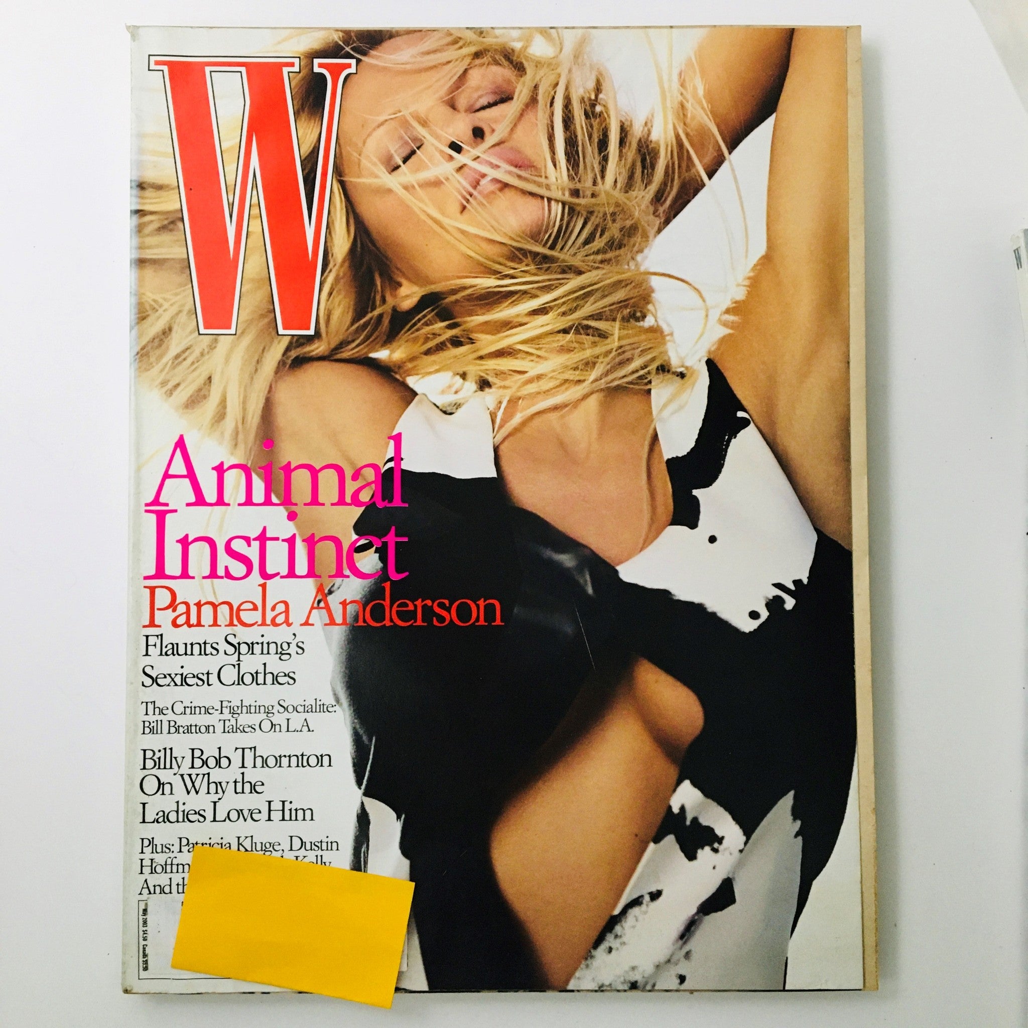 W Magazine May 2003 Actress Model Pamela Anderson & Double Trouble Issue