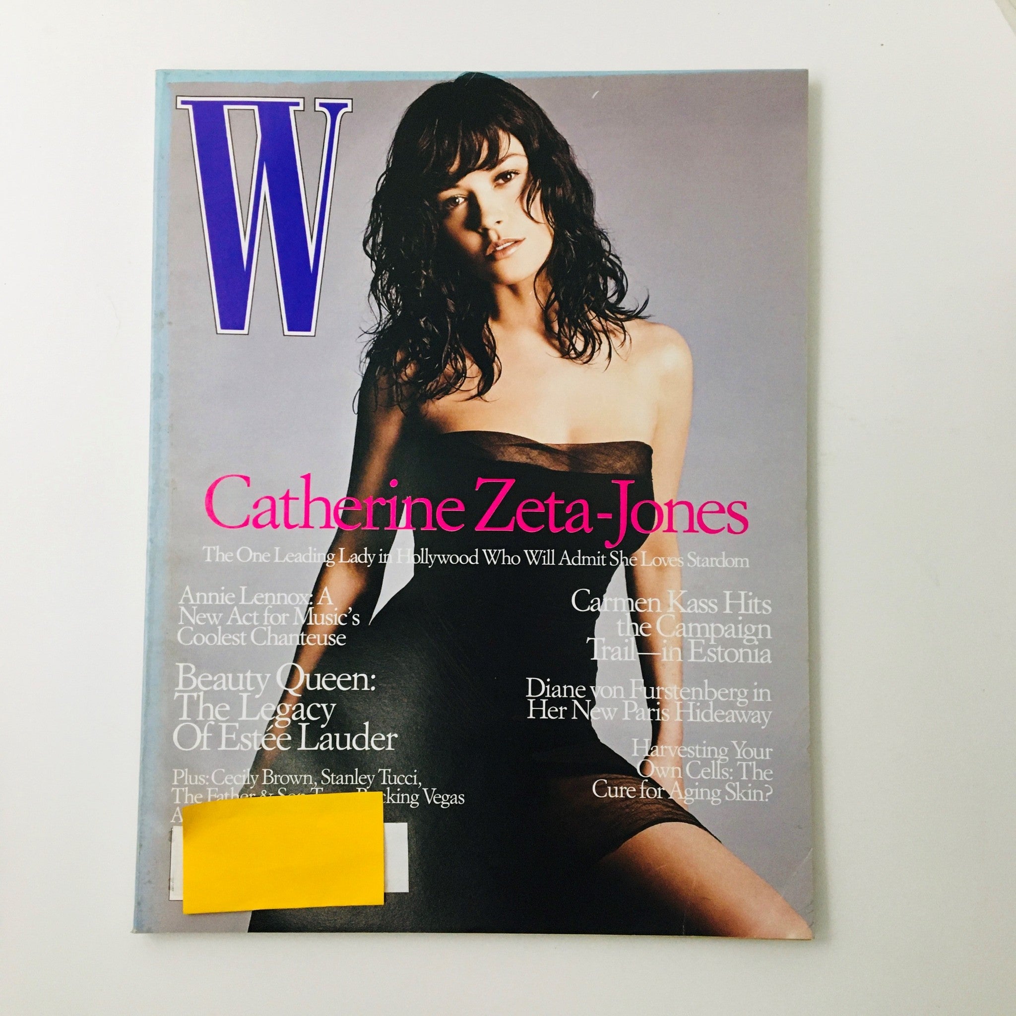 W Magazine July 2004 Welsh Actress Catherine Zeta-Jones & Broad Appeal Issue