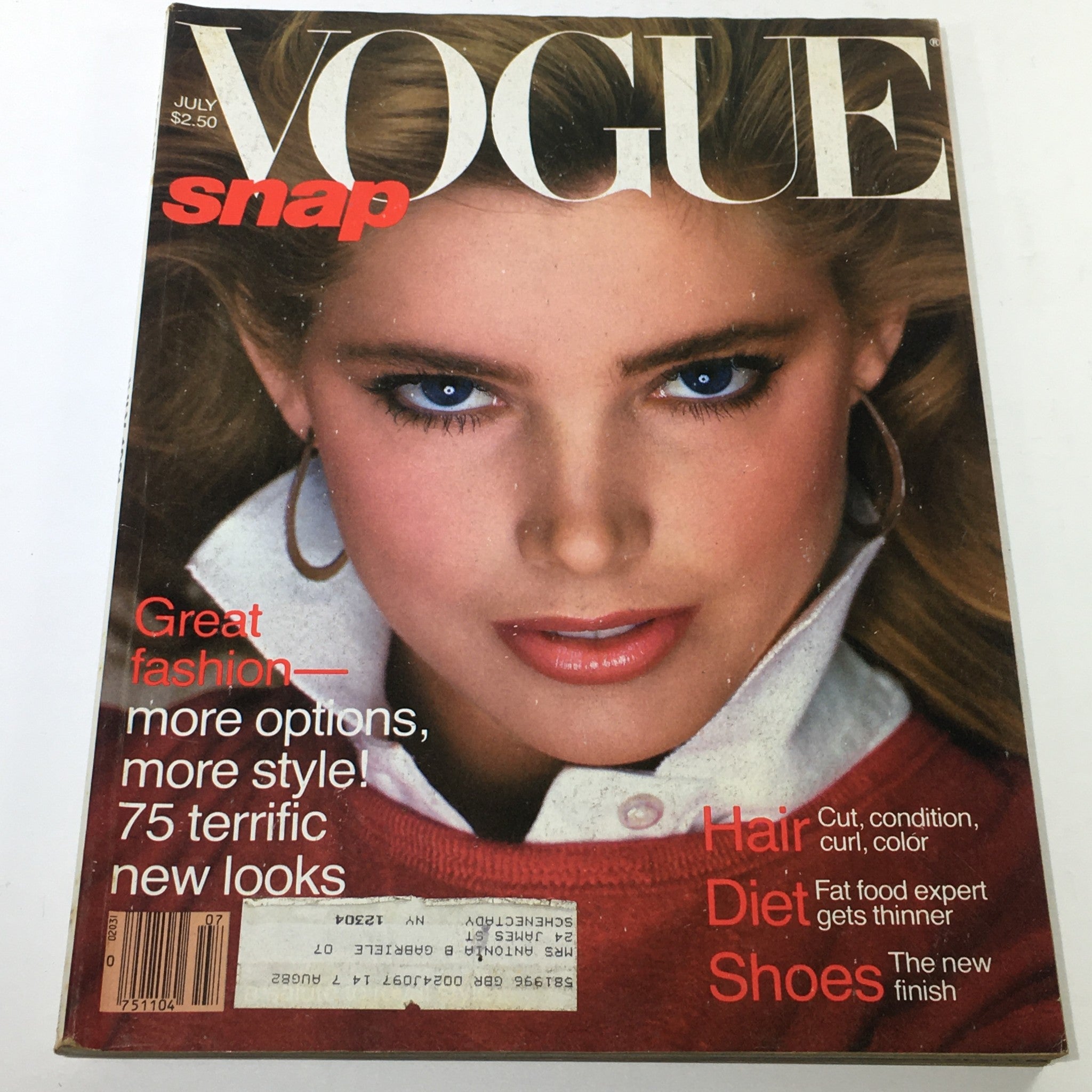 VTG Vogue Magazine: July 1981 - Kelly Emberg Full Cover