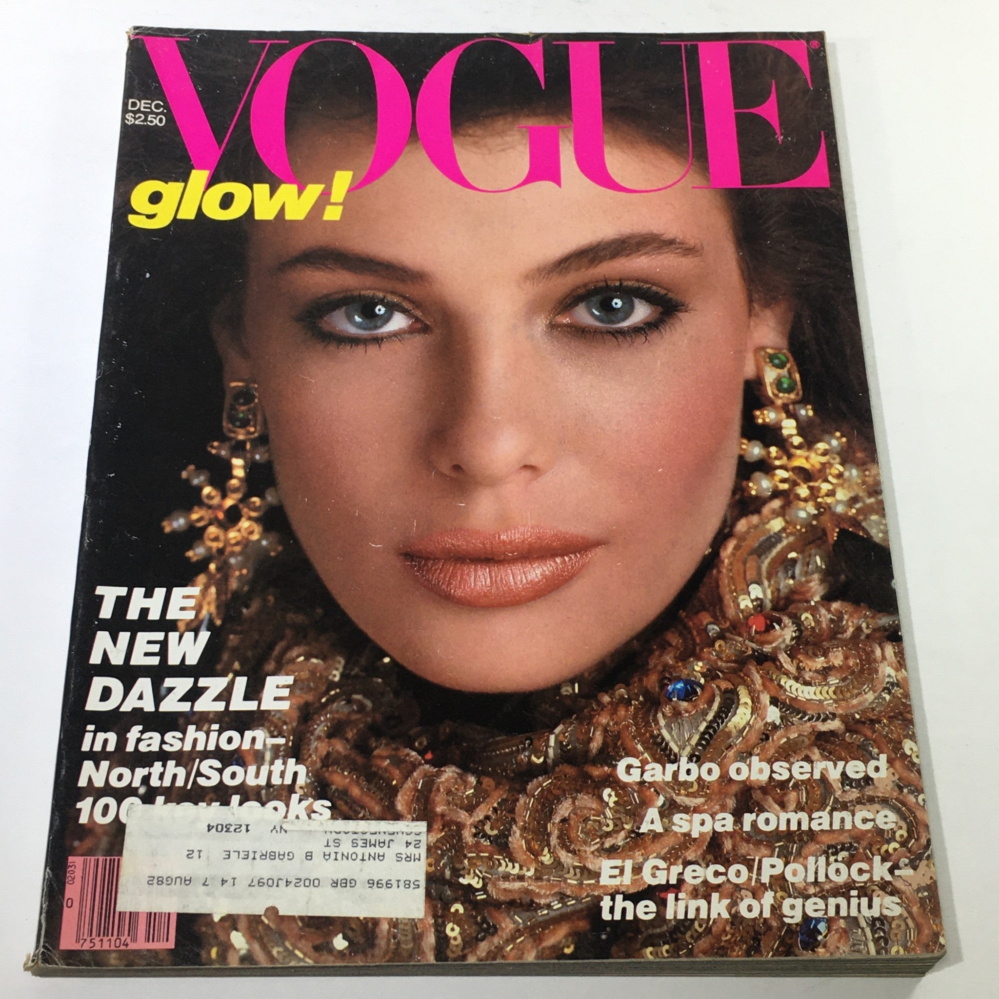 VTG Vogue Magazine: December 1981 - Kelly LeBrock Full Cover