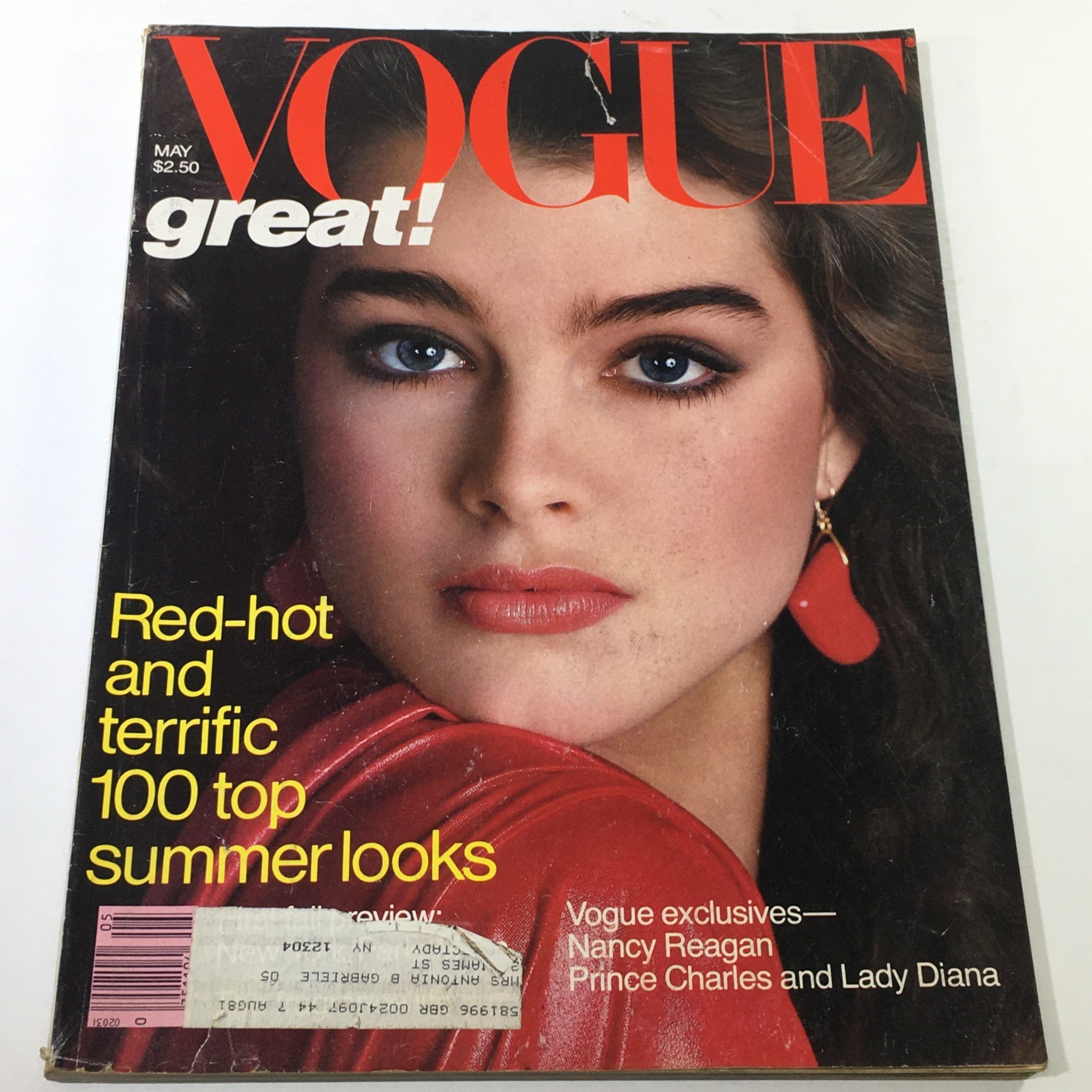 VTG Vogue Magazine: May 1981 - Brooke Shields Full Cover