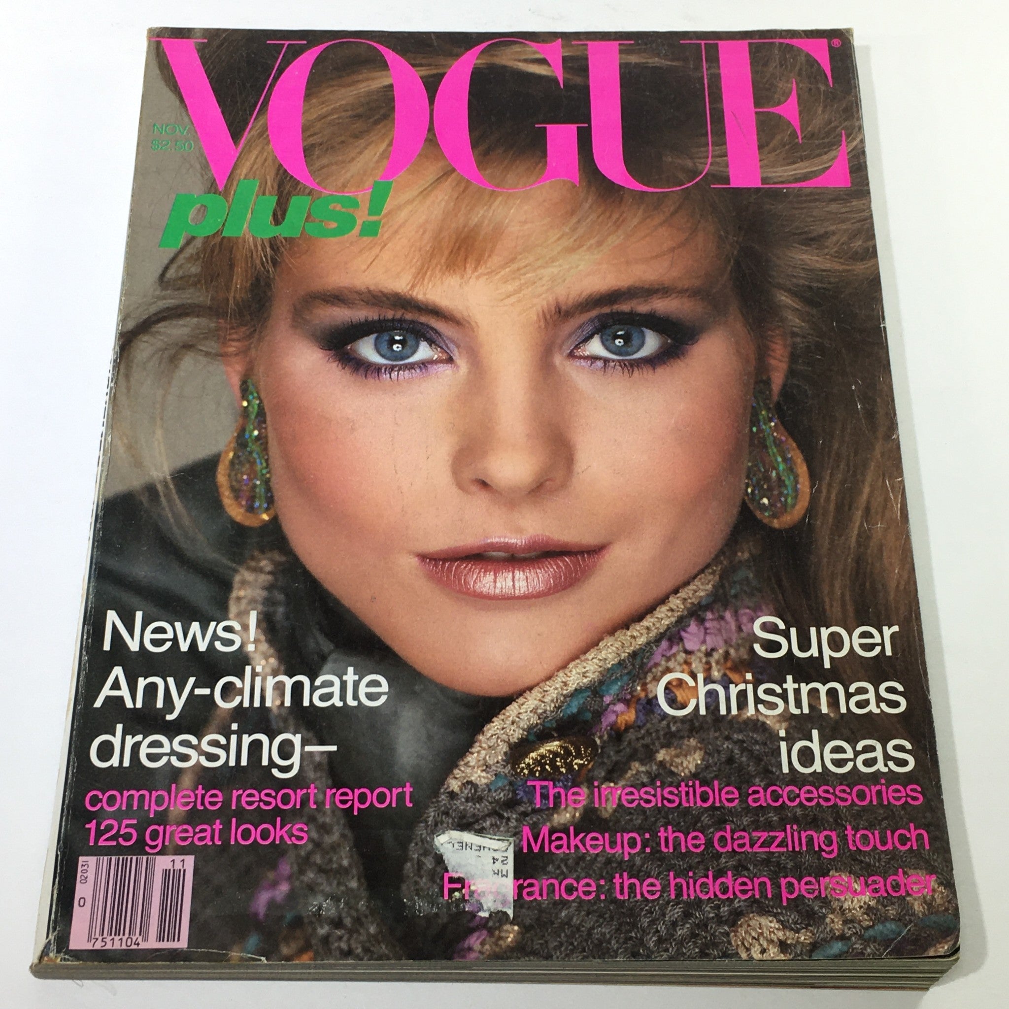 VTG Vogue Magazine: November 1981 - Kim Alexis Full Cover