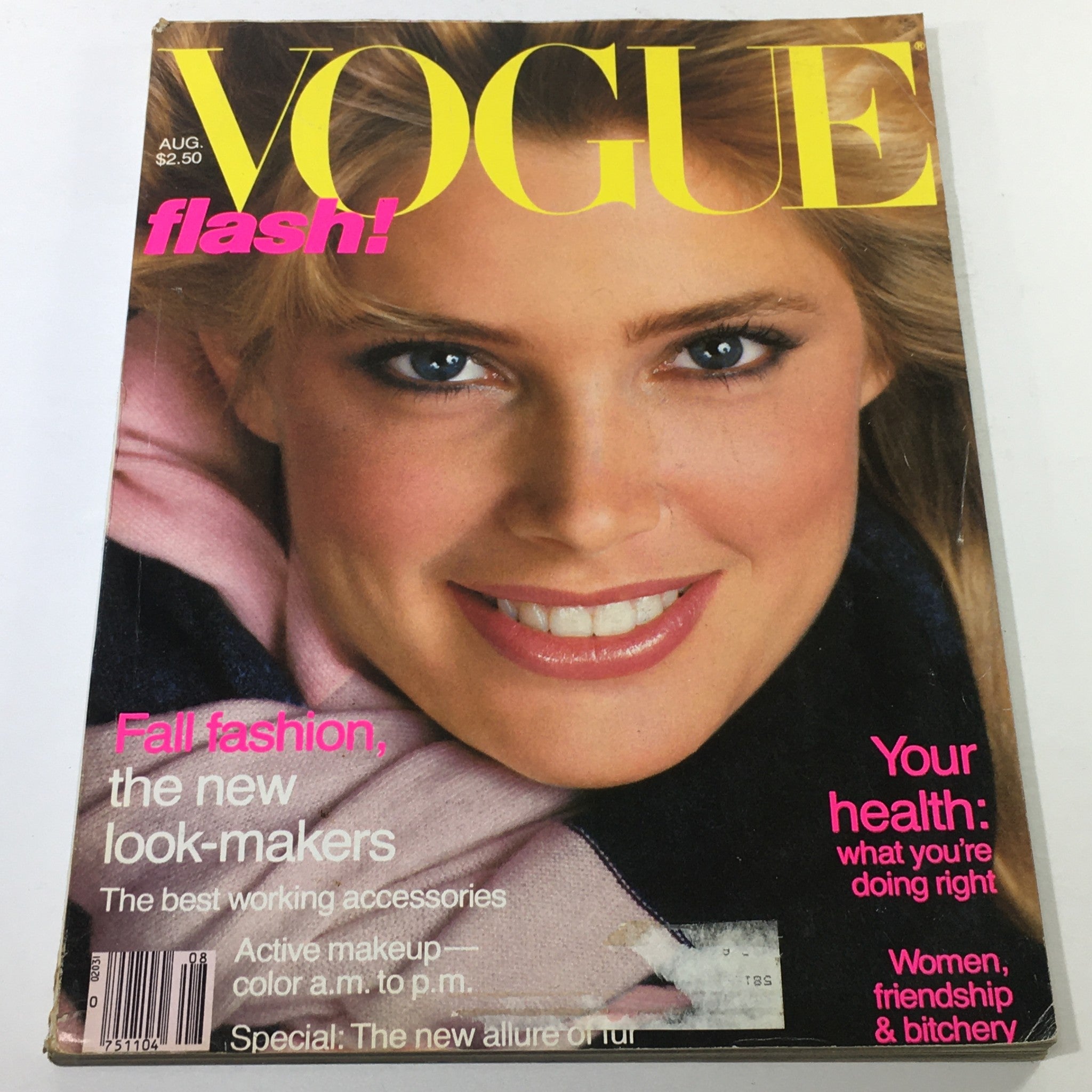 VTG Vogue Magazine: August 1981 - Kelly Emberg Full Cover