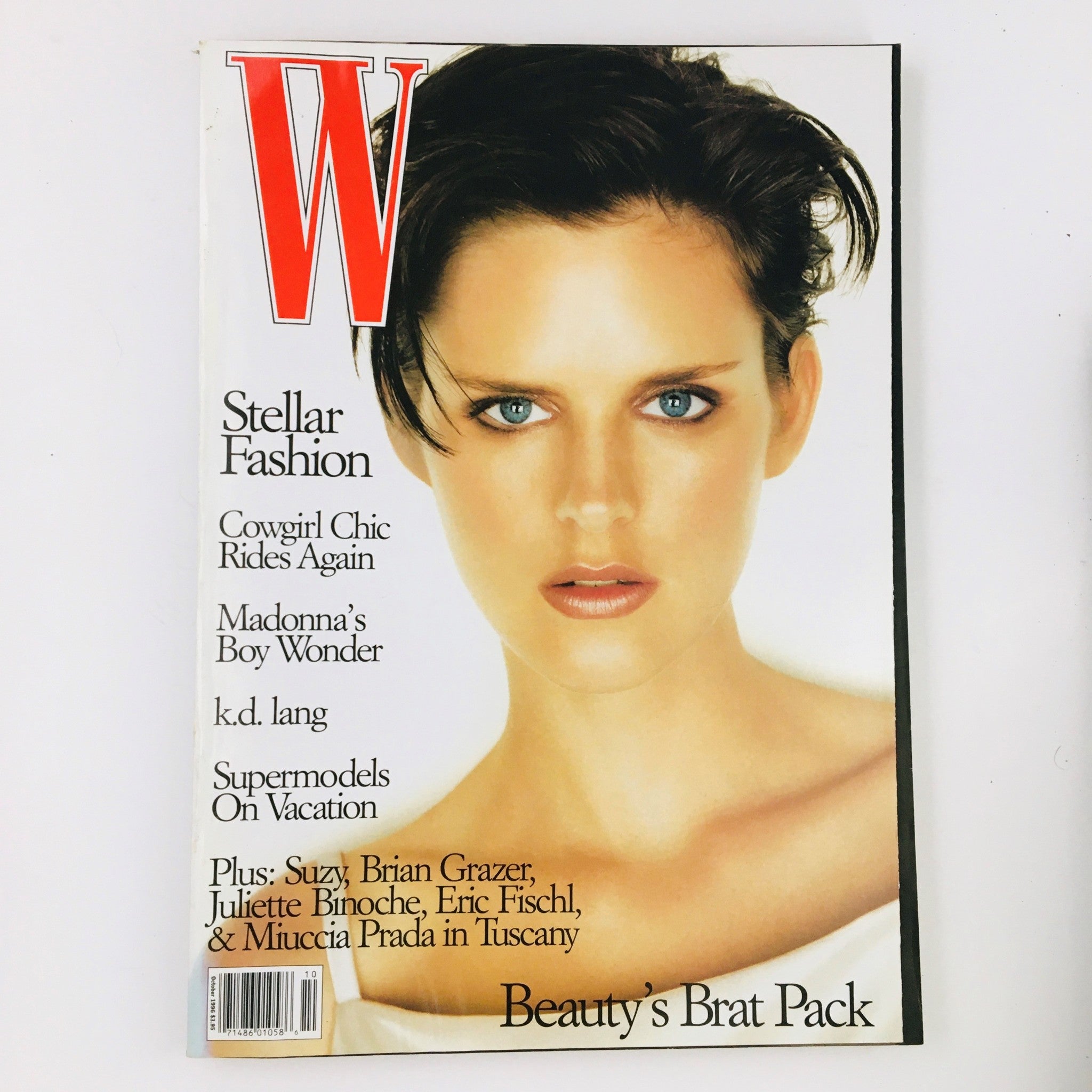 W Magazine October 1996 British Model Stella Tennant in Stellar Fashion No Label