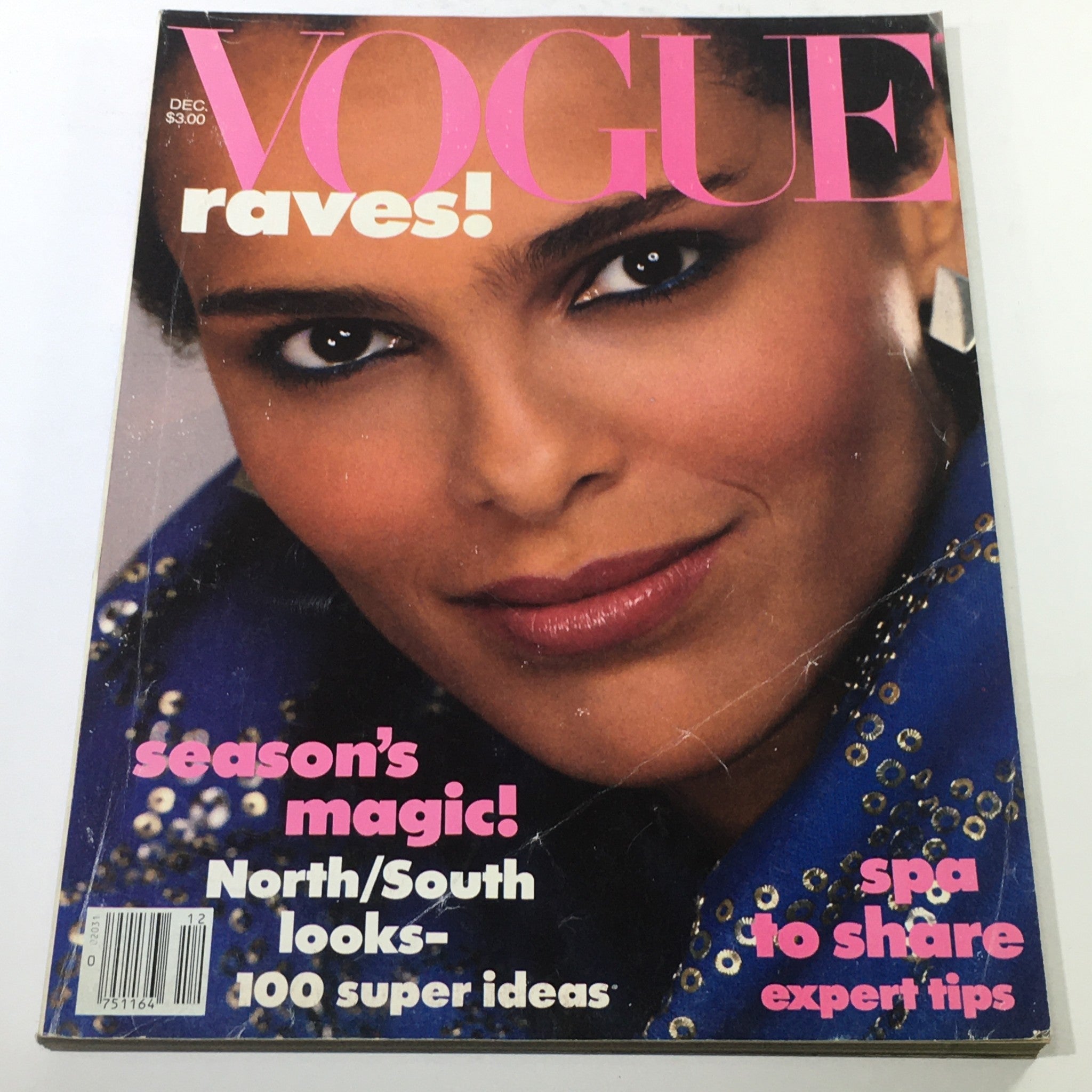 VTG Vogue Magazine: December 1982 - Shari Belafonte Cover No Label/Newsstand