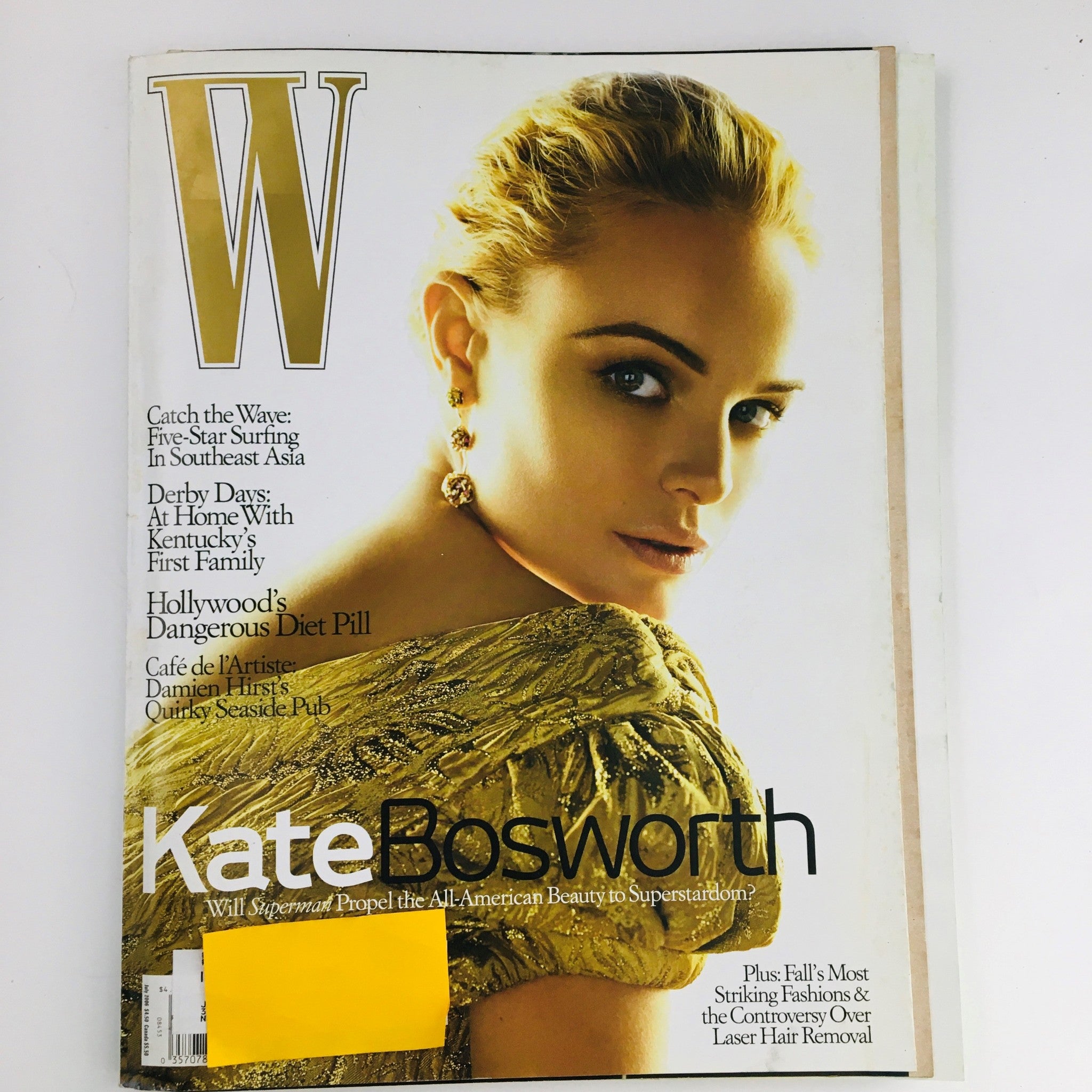 W Magazine July 2006 Actress Kate Bosworth & Hollywood's Dangerous Diet Pills