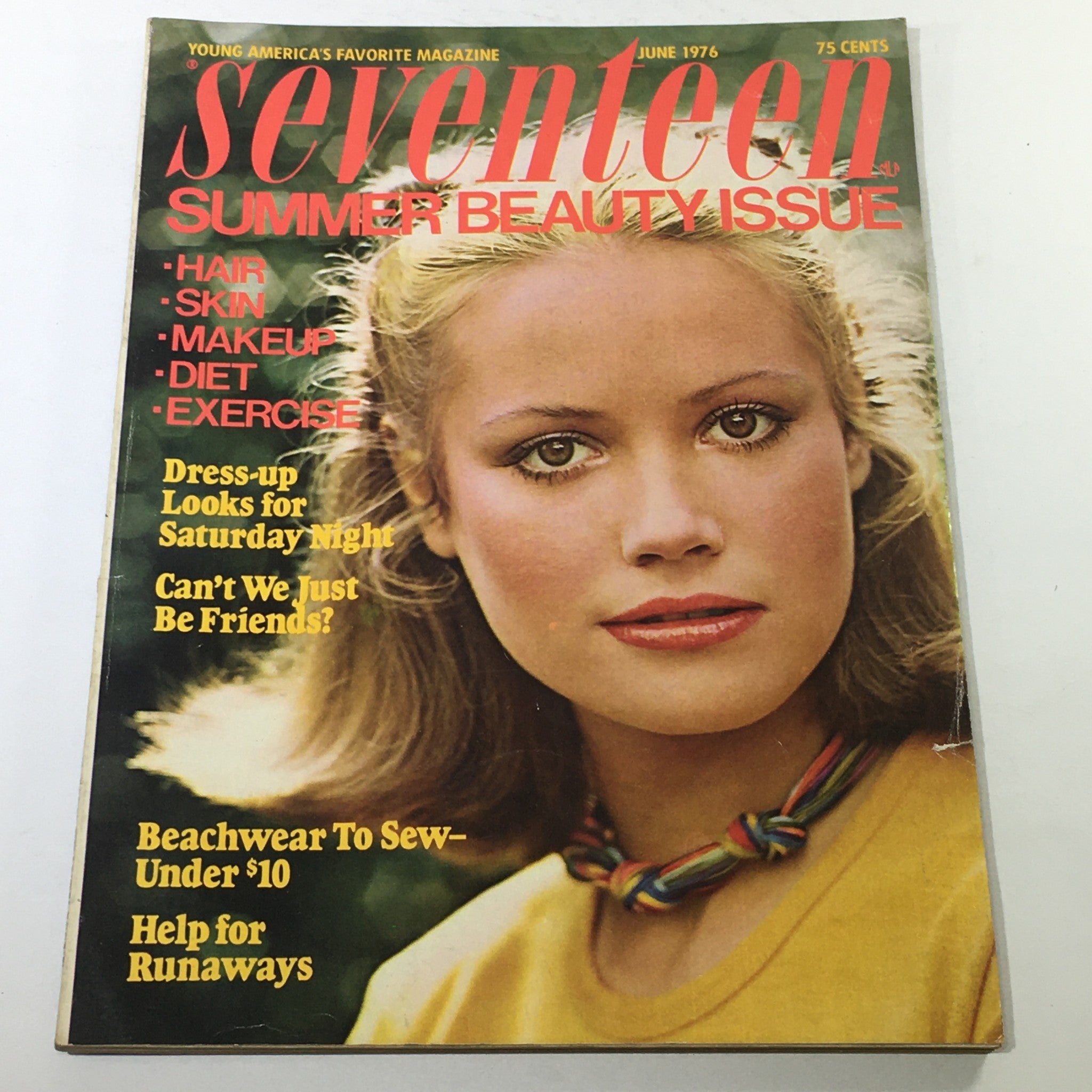 VTG Seventeen Magazine: June 1976 - Maggie Fahy Cover No Label/Newsstand