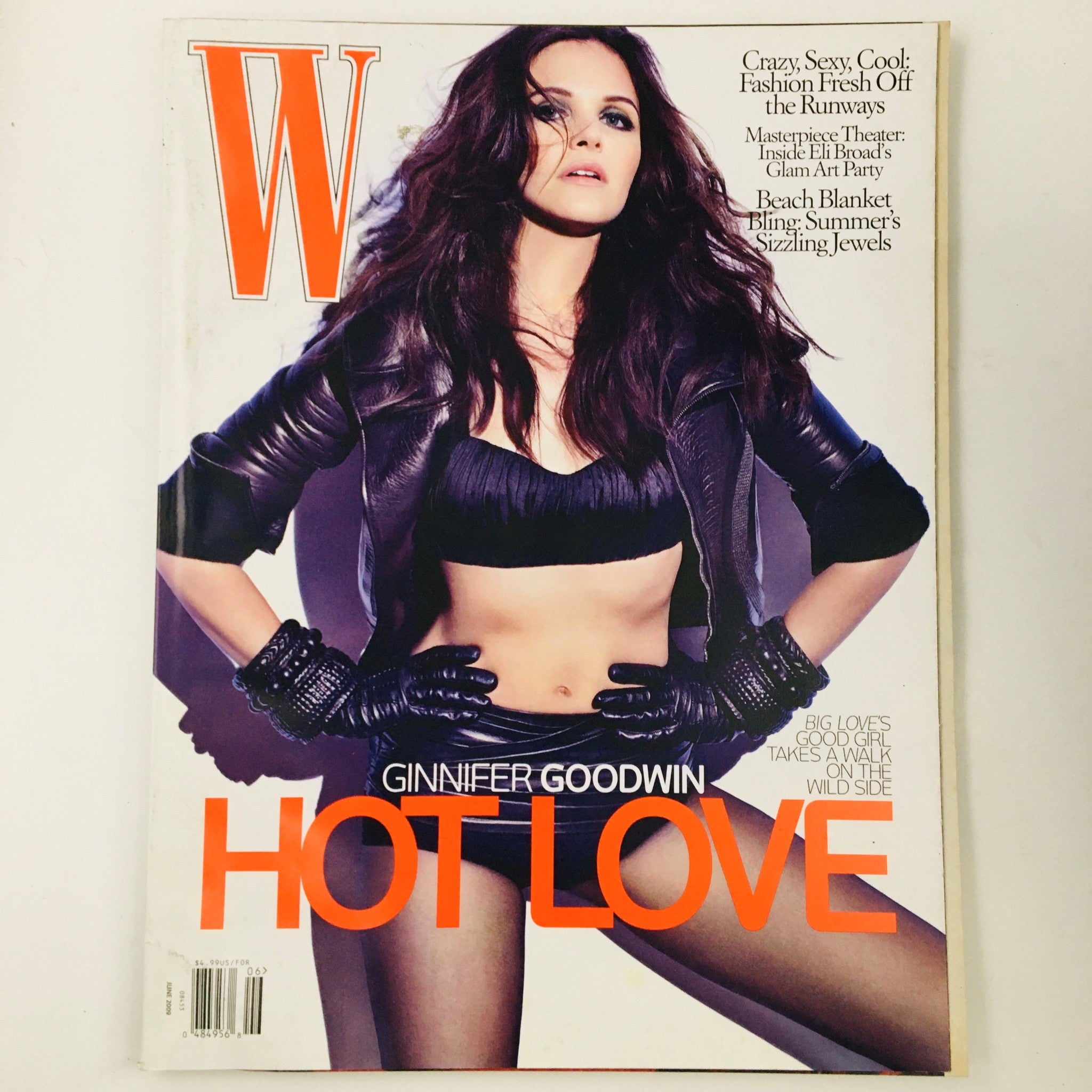 W Magazine June 2009 Actress Ginnifer Goodwin in Hot Love, No Label