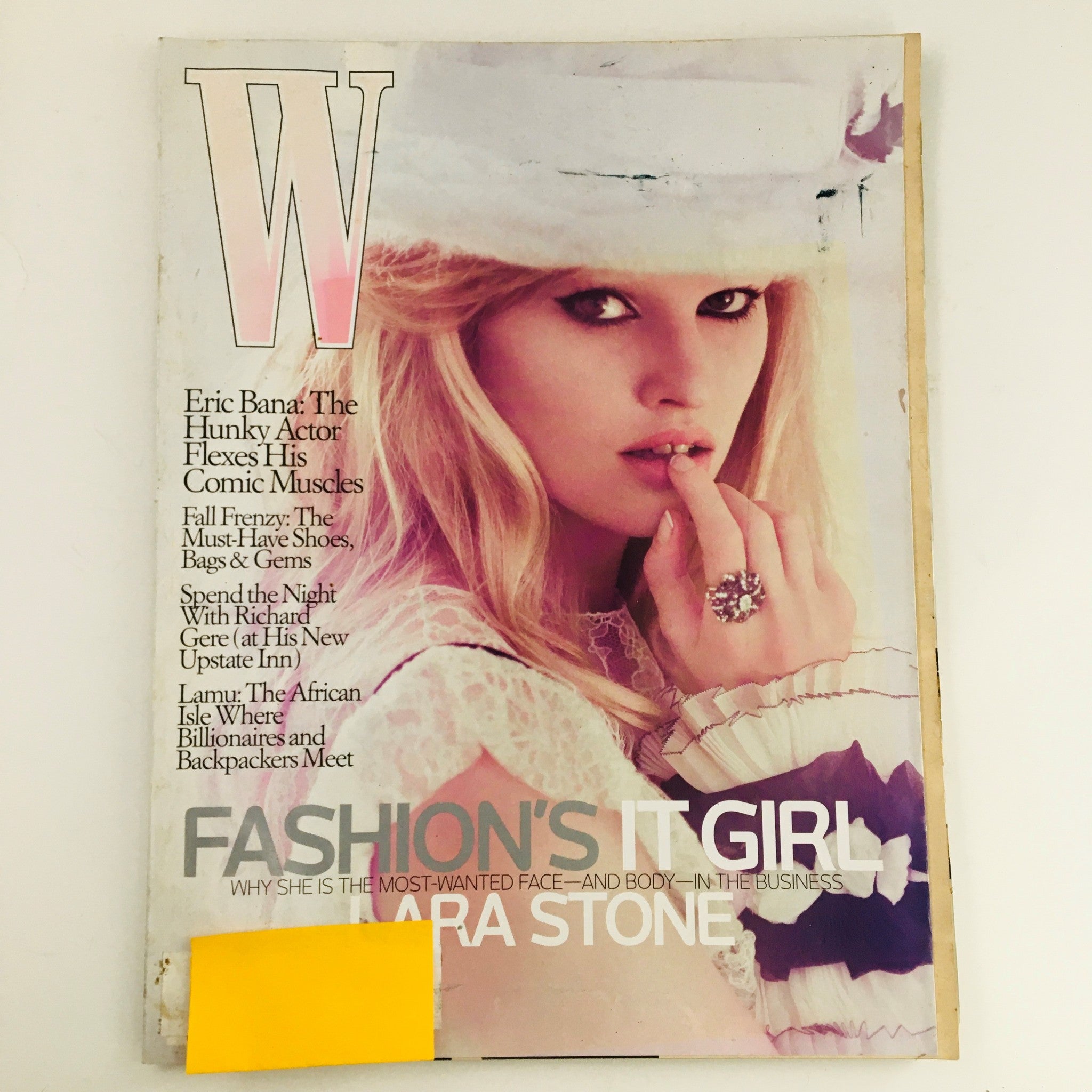 W Magazine August 2009 Dutch Fashion Model Lara Stone is Fashion's IT Girl