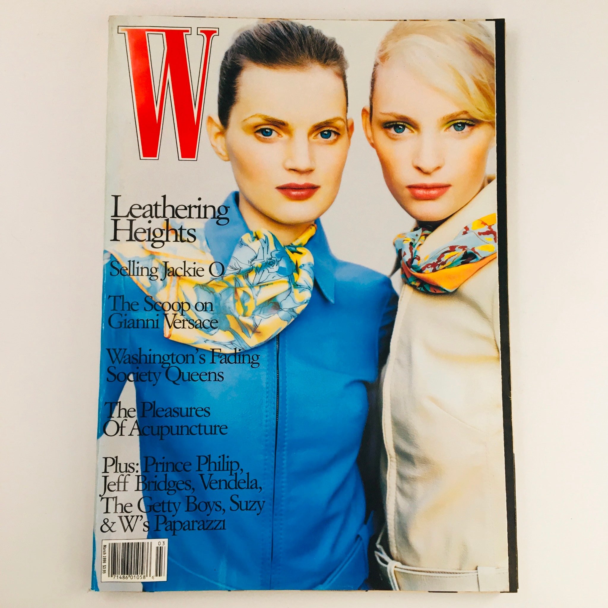 W Magazine March 1996 Guinevere Van Seenus & Amy Wesson & L.A. Times Issue VG