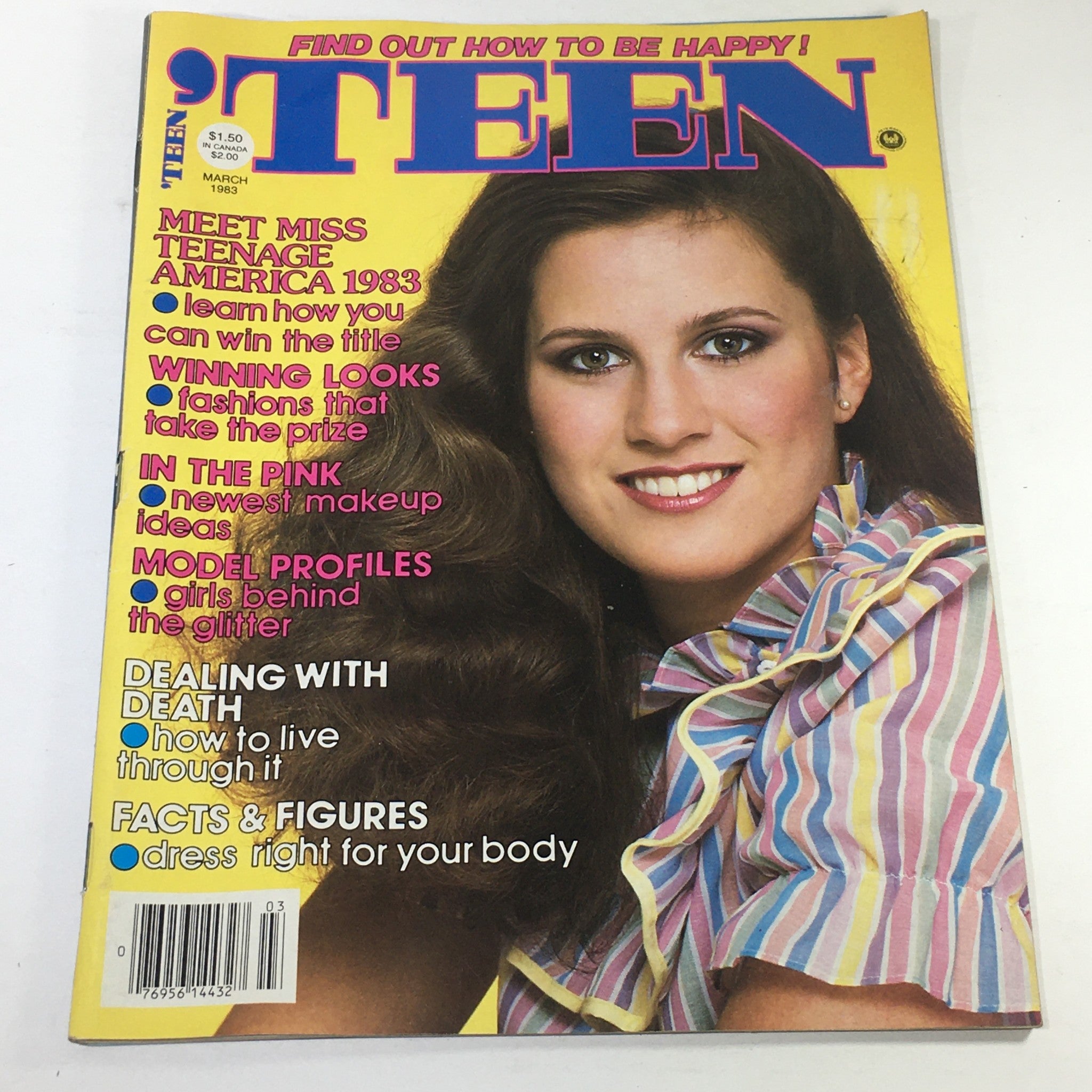 VTG Teen Magazine: March 1983 - Kelly Jerles Cover No Label/Newsstand